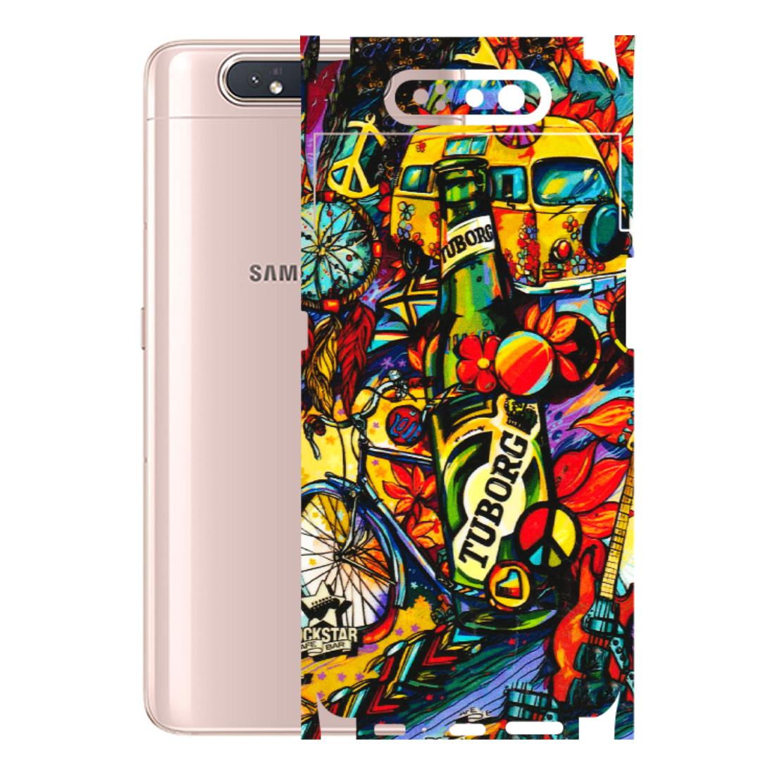 Samsung A/S Series Phone Skins (All Models) - Cool Beer Bottle - 3D Embossed Finish (L-193) Samsung Galaxy A80