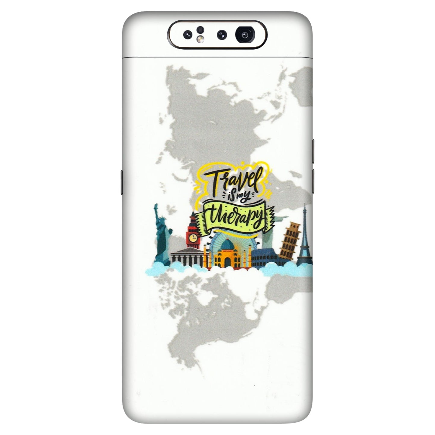 Samsung A/S Series Phone Skins (All Models) - Travel Therapy - 3D Embossed Finish (L-199) Samsung Galaxy A80