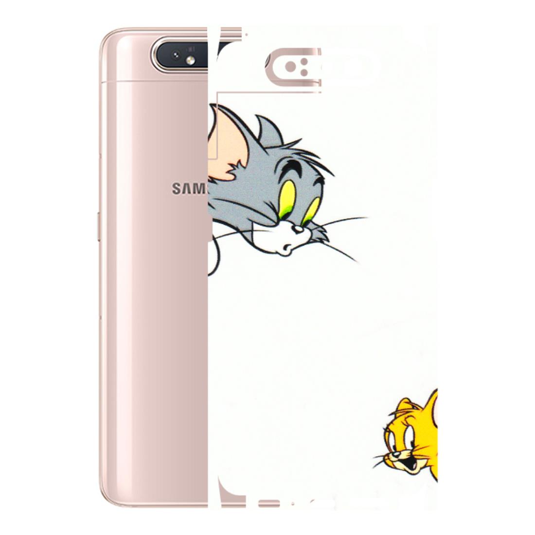 Samsung A/S Series Phone Skins (All Models) - Cute Tom And Jerry - 3D Embossed Finish (L-220) Samsung Galaxy A80
