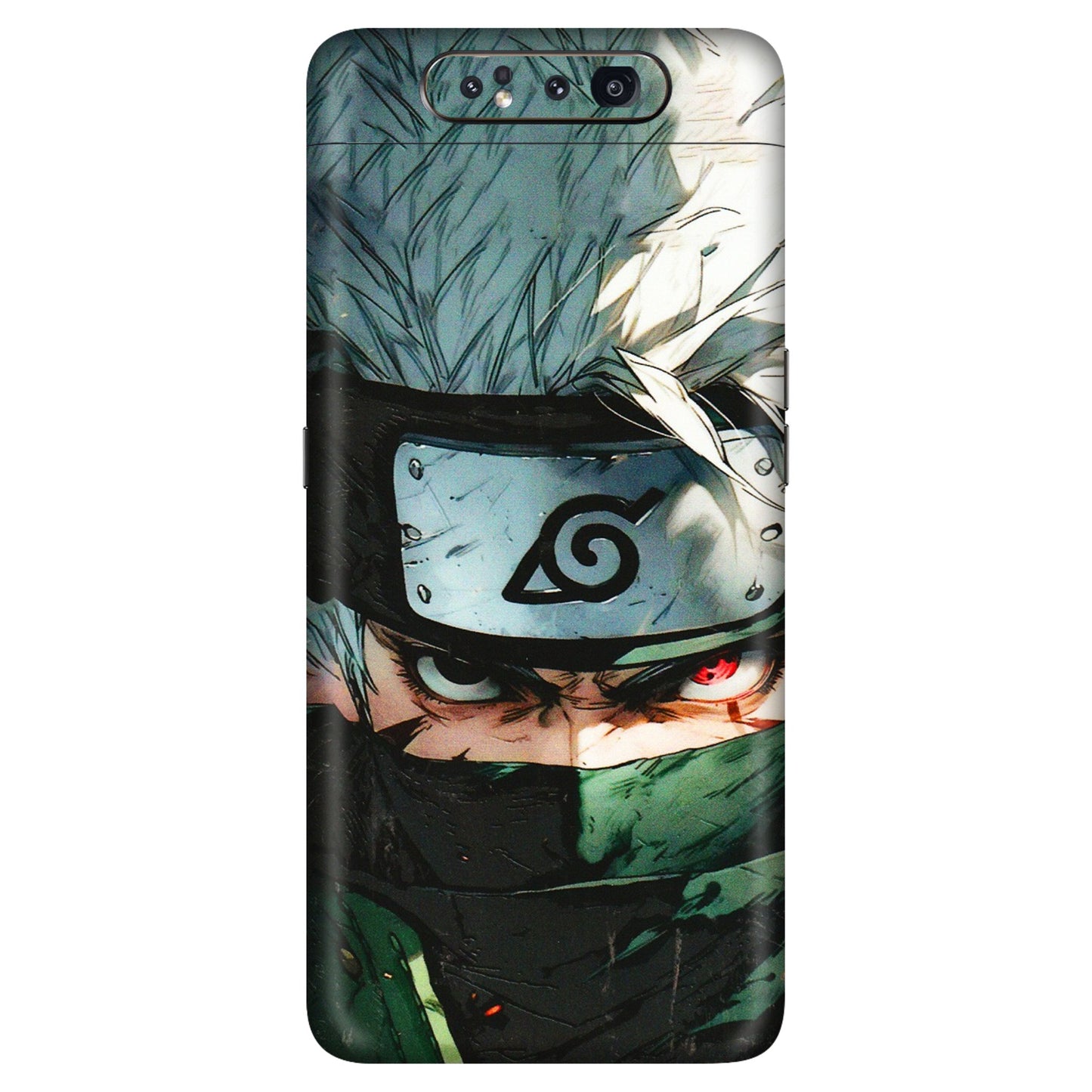 Samsung A/S Series Phone Skins (All Models) - Kakashi Red Eye Focus - 3D Embossed Finish (L-227) Samsung Galaxy A80