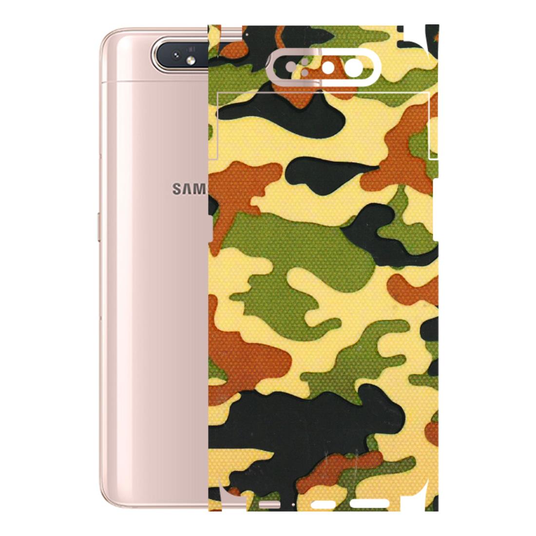Samsung A/S Series Phone Skins (All Models) - Indian Military - 3D Embossed Finish (L-234) Samsung Galaxy A80