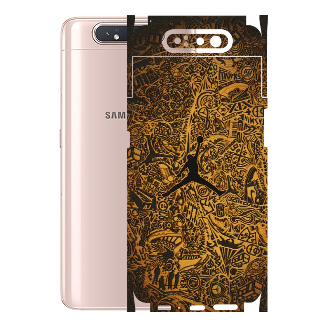 Samsung A/S Series Phone Skins (All Models) - Premium Gold Basketball Player - 3D Embossed Finish (L-236) Samsung Galaxy A80