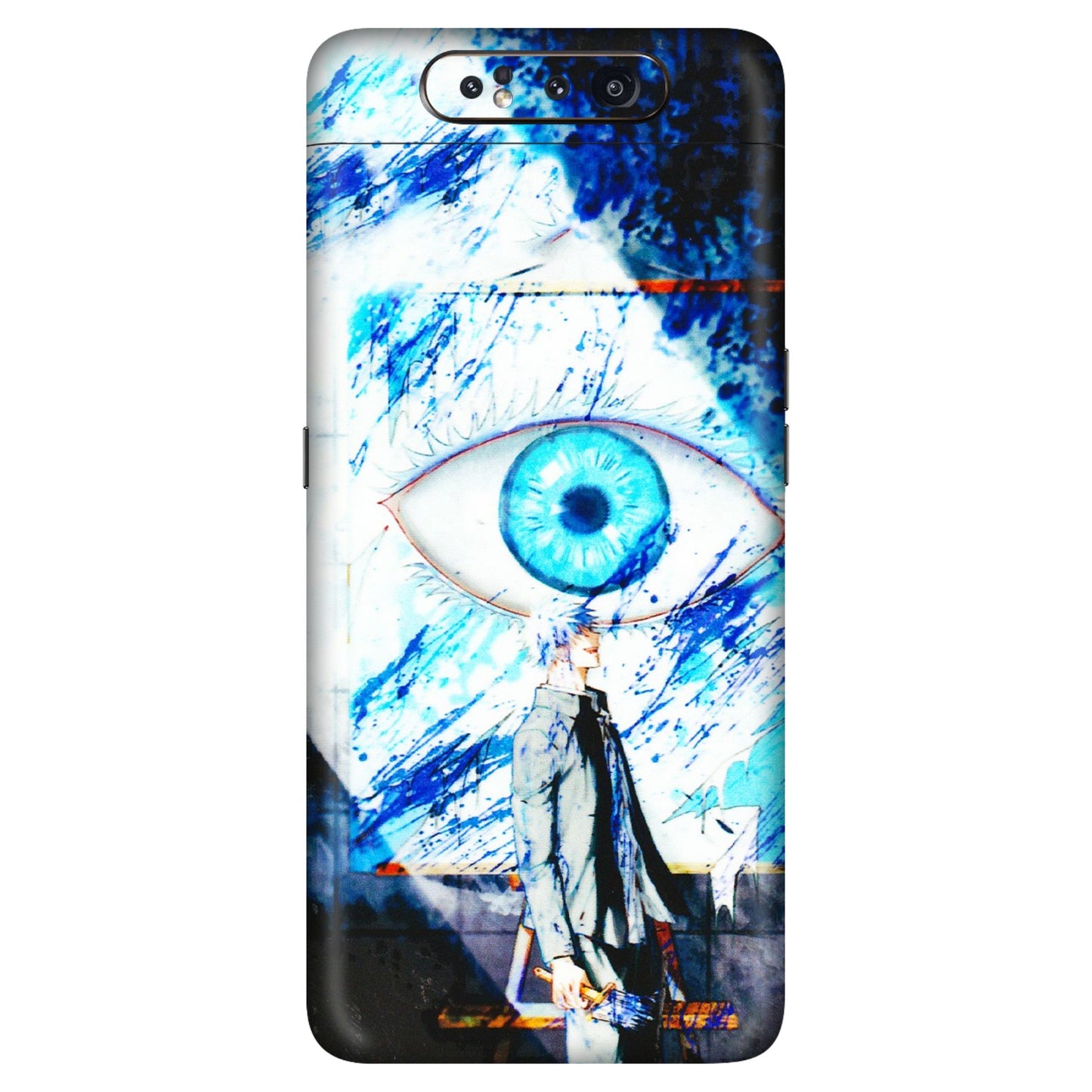 Samsung A/S Series Phone Skins (All Models) - Gojo Satoru evil eye - 3D Embossed Finish (L-239) Samsung Galaxy A80