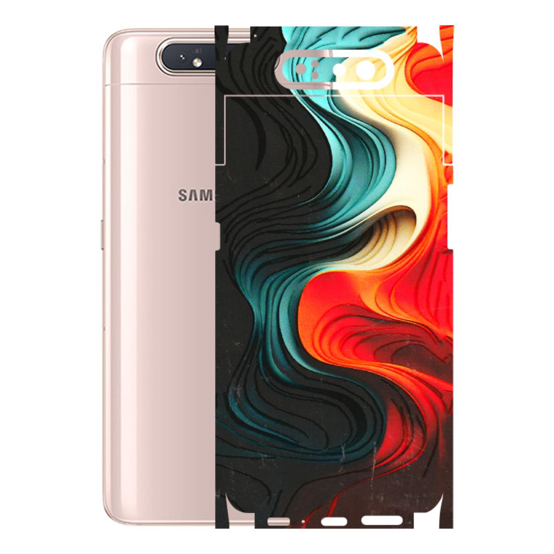 Samsung A/S Series Phone Skins (All Models) - The Silky Swirl - 3D Embossed Finish (L-240) Samsung Galaxy A80