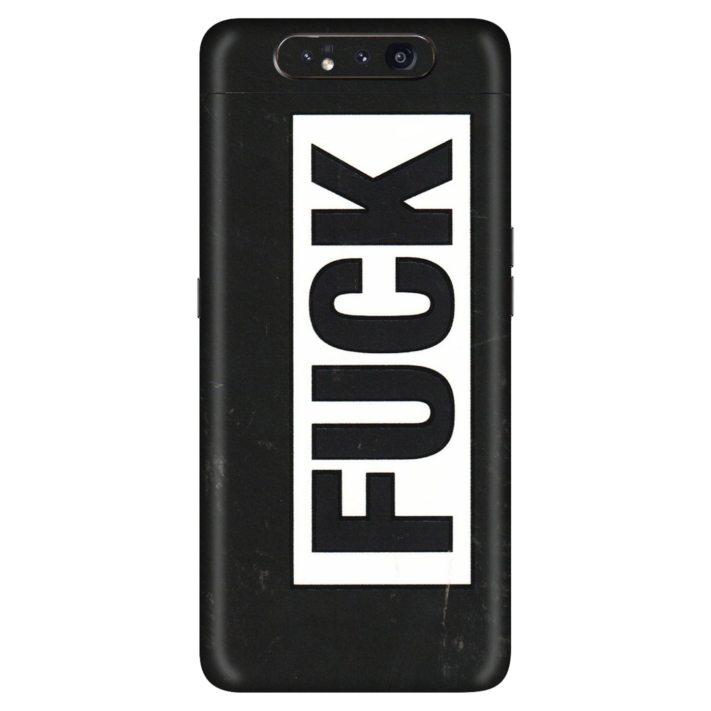 Samsung A/S Series Phone Skins (All Models) - The F Word - 3D Embossed Finish (L-255) Samsung Galaxy A80