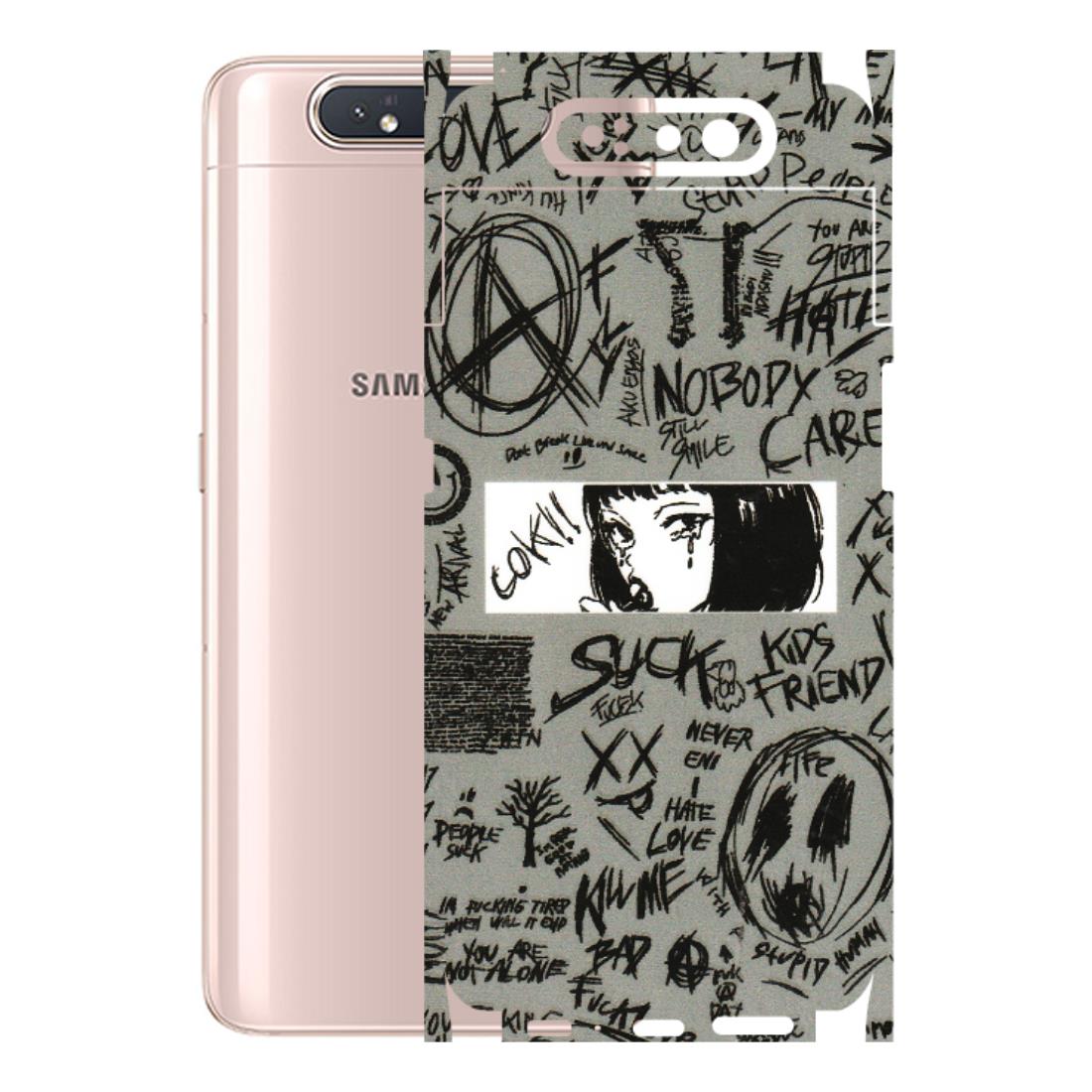 Samsung A/S Series Phone Skins (All Models) - Never Have Love Anime - 3D Embossed Finish (L-260) Samsung Galaxy A80