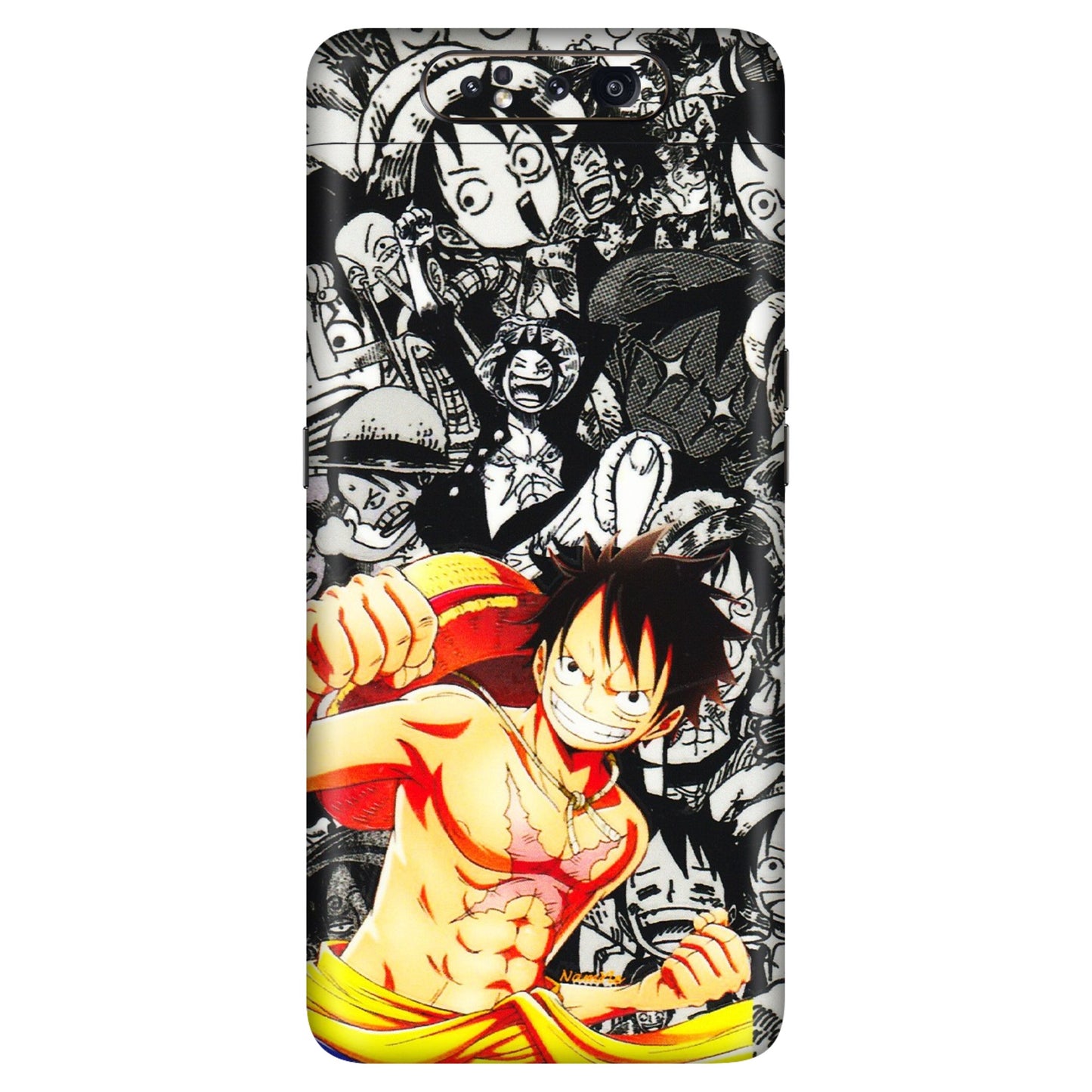 Samsung A/S Series Phone Skins (All Models) - Anime Comics Games Doodles - 3D Embossed Finish (L-27) Samsung Galaxy A80