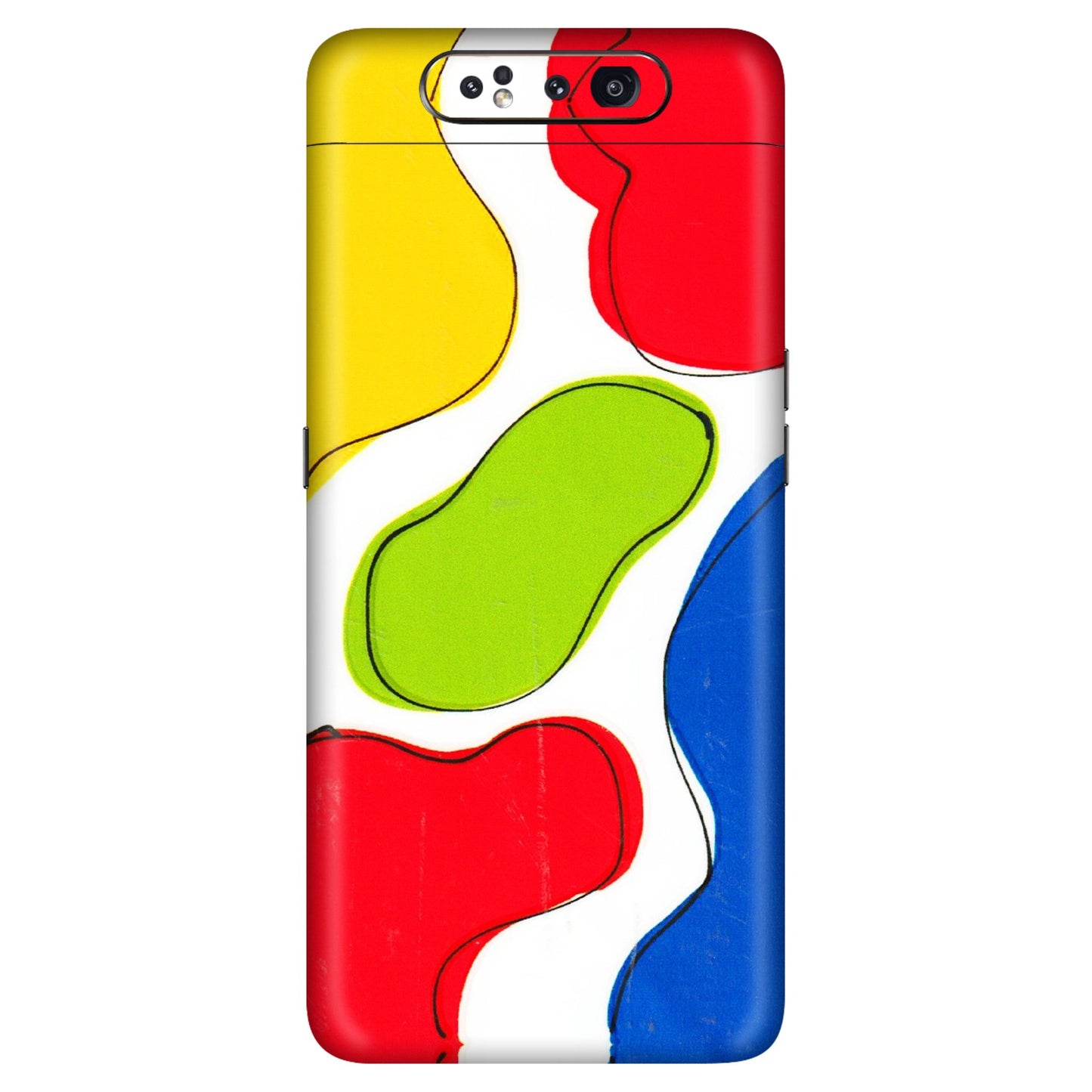 Samsung A/S Series Phone Skins (All Models) - RGB Colour Paint - 3D Embossed Finish (L-284) Samsung Galaxy A80