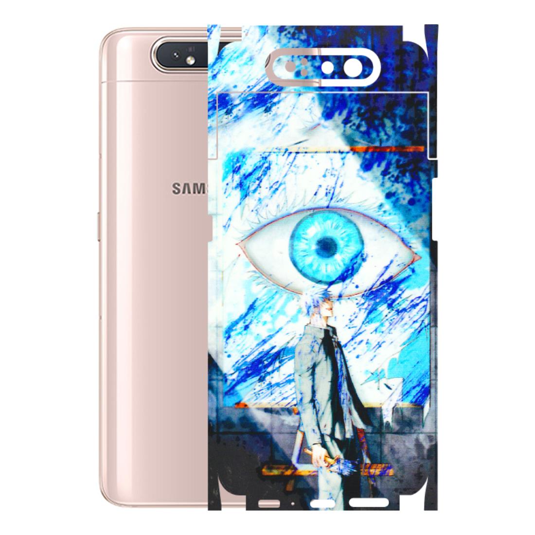 Samsung A/S Series Phone Skins (All Models) - Anime Sea Blue Eye - 3D Embossed Finish (L-318) Samsung Galaxy A80