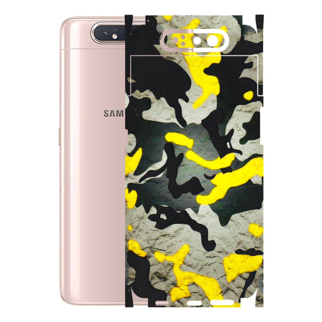 Samsung A/S Series Phone Skins (All Models) - Yellow Camouflage - 3D Embossed Finish (L-61) Samsung Galaxy A80