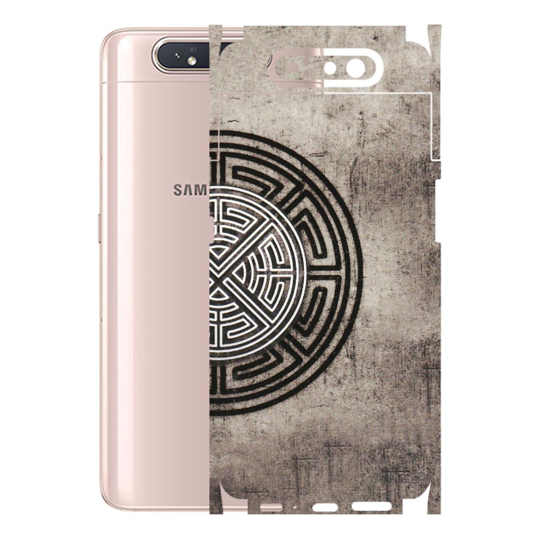 Samsung A/S Series Phone Skins (All Models) - Mysterious Circular Design - 3D Embossed Finish (L-63) Samsung Galaxy A80
