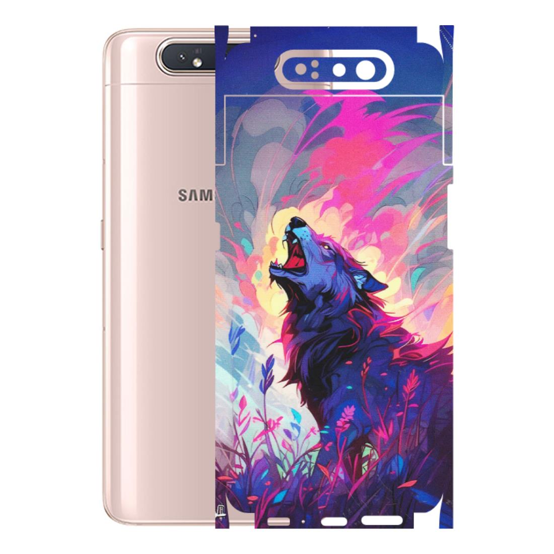Samsung A/S Series Phone Skins (All Models) - New Wild Wolf Abstract - Matte Finish (M-125) Samsung Galaxy A80