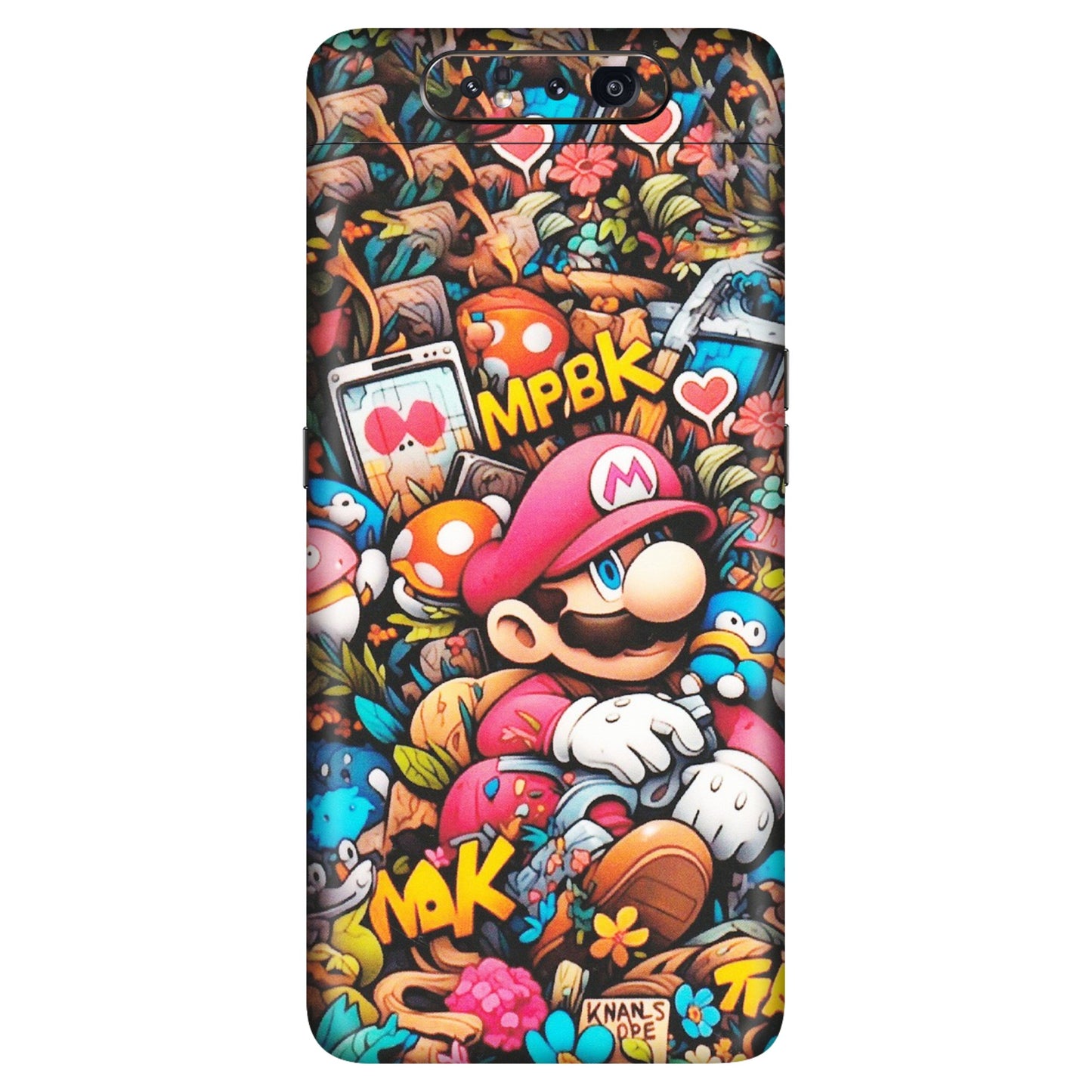 Samsung A/S Series Phone Skins (All Models) - Super Mario Bros Artistic - Matte Finish (M-173) Samsung Galaxy A80