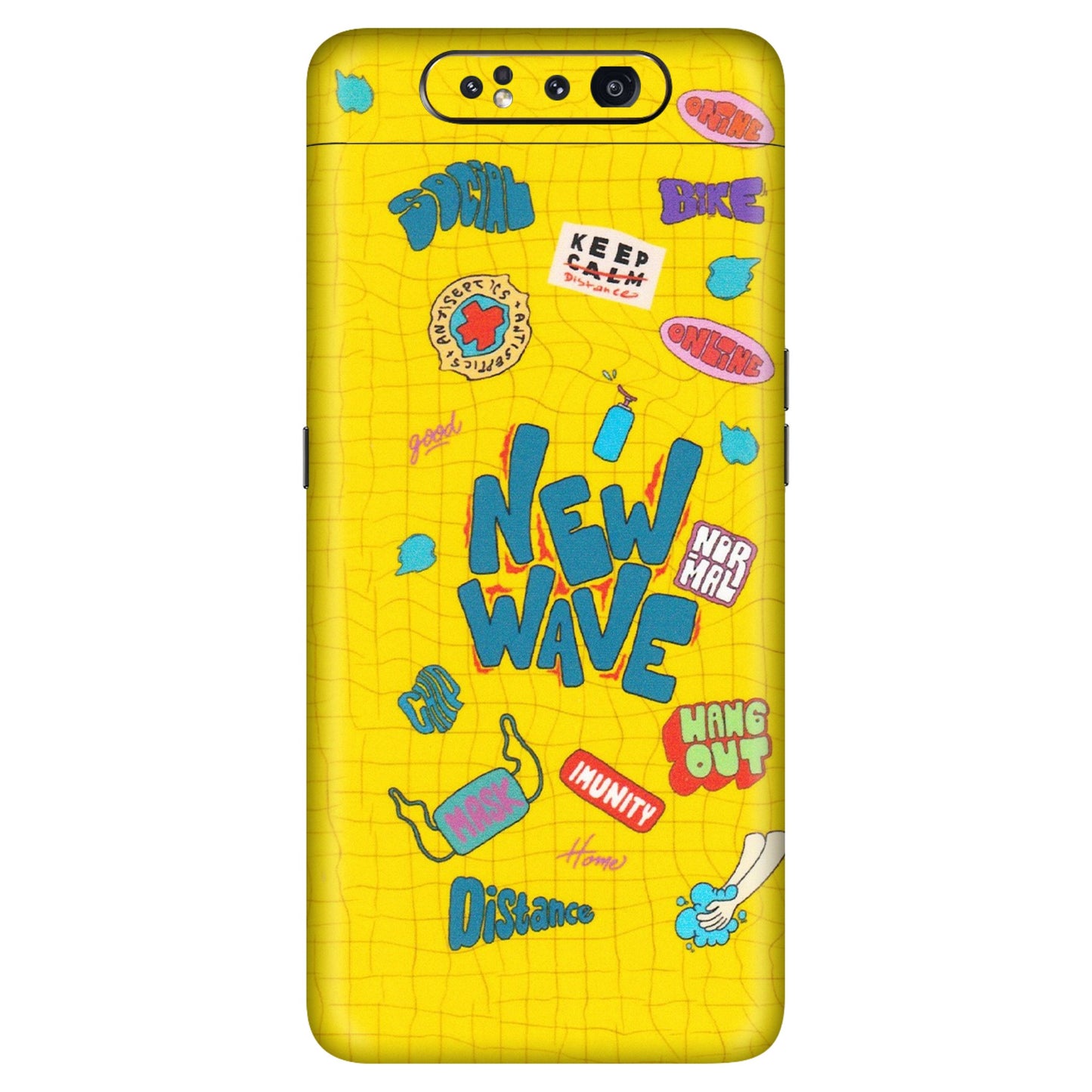 Samsung A/S Series Phone Skins (All Models) - New Wave Life - Matte Finish (M-17) Samsung Galaxy A80