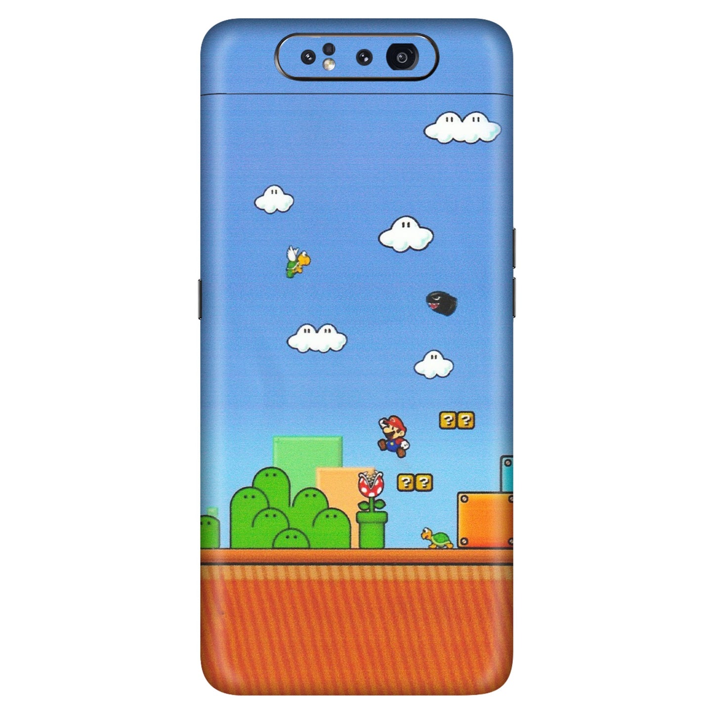 Samsung A/S Series Phone Skins (All Models) - Mario Game Scene - Matte Finish (M-24) Samsung Galaxy A80