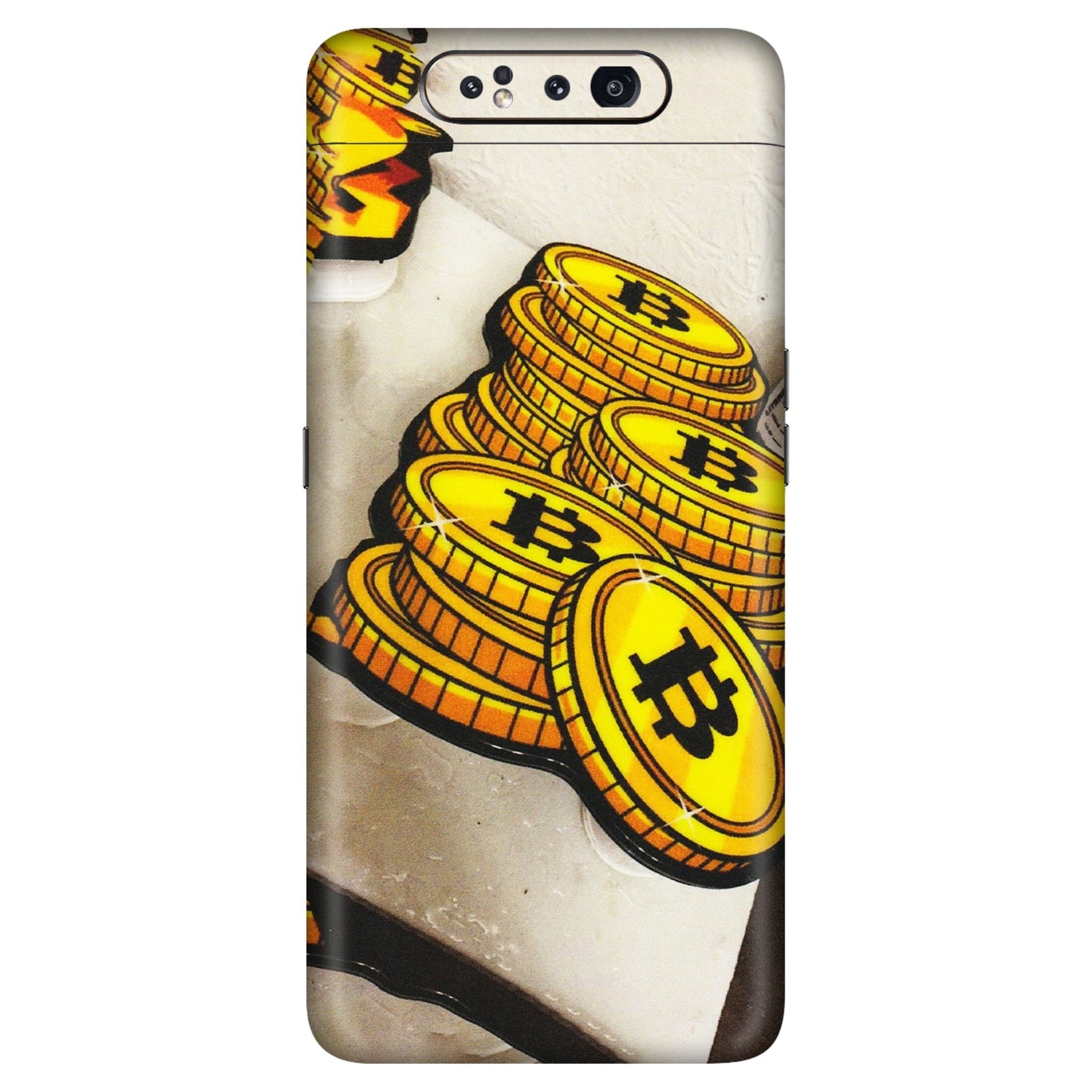 Samsung A/S Series Phone Skins (All Models) - Billionaire Bitcoin Collection - Matte Finish (M-92) Samsung Galaxy A80