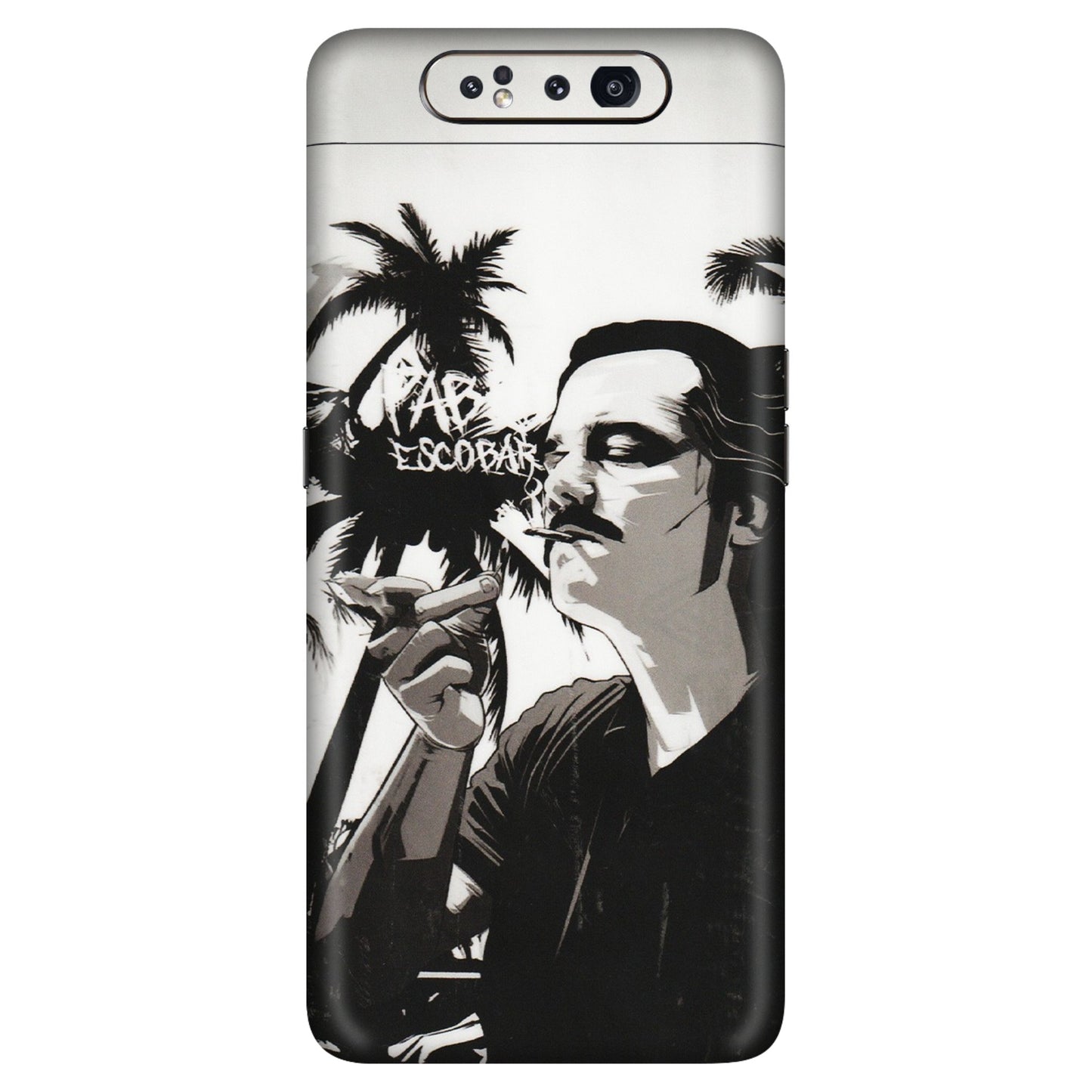 Samsung A/S Series Phone Skins (All Models) - Pab Escobar - Transparent Finish (T-05) Samsung Galaxy A80