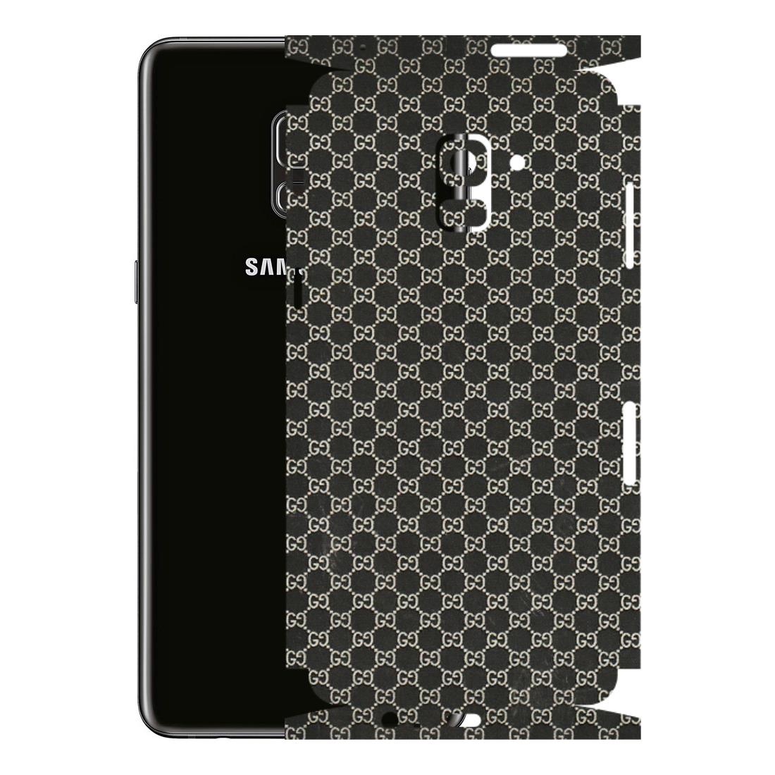 Samsung A/S Series Phone Skins (All Models) - Black G Print - 3D Embossed Finish (L-109) Samsung Galaxy A8 Plus