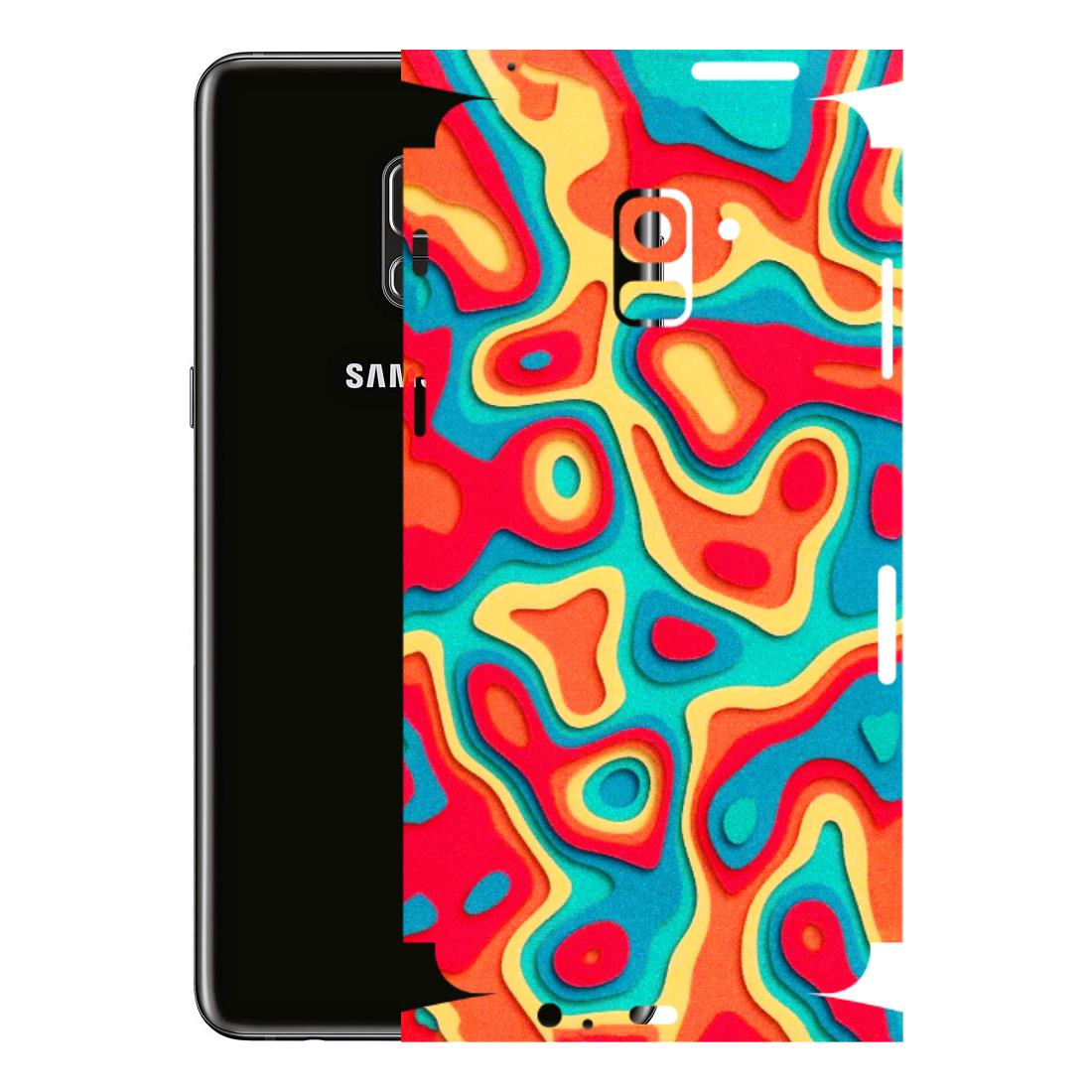 Samsung A/S Series Phone Skins (All Models) - Abstract Swirl - 3D Embossed Finish (L-150) Samsung Galaxy A8 Plus