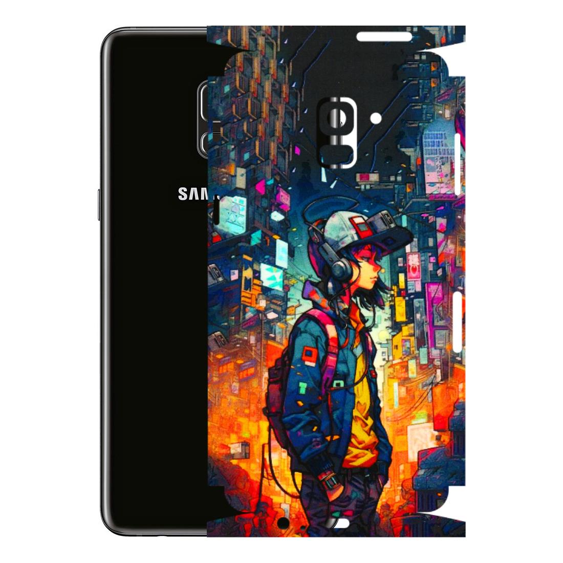 Samsung A/S Series Phone Skins (All Models) - Street Anime Guy - 3D Embossed Finish (L-158) Samsung Galaxy A8 Plus
