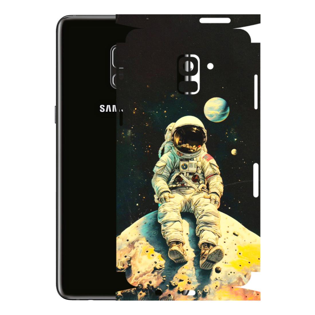 Samsung A/S Series Phone Skins (All Models) - Astronaut in Space - 3D Embossed Finish (L-16) Samsung Galaxy A8 Plus