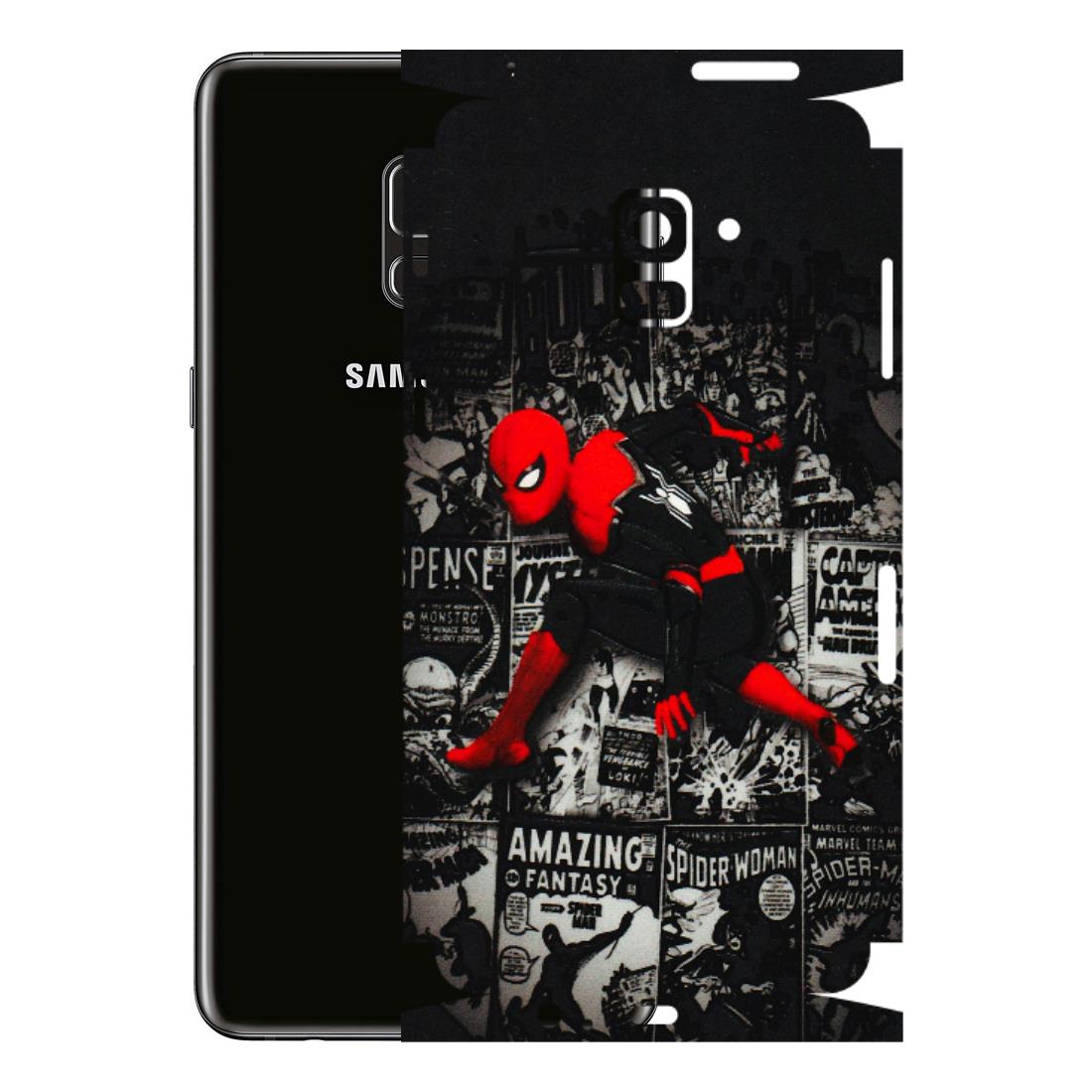 Samsung A/S Series Phone Skins (All Models) - SpiderMan New - 3D Embossed Finish (L-162) Samsung Galaxy A8 Plus