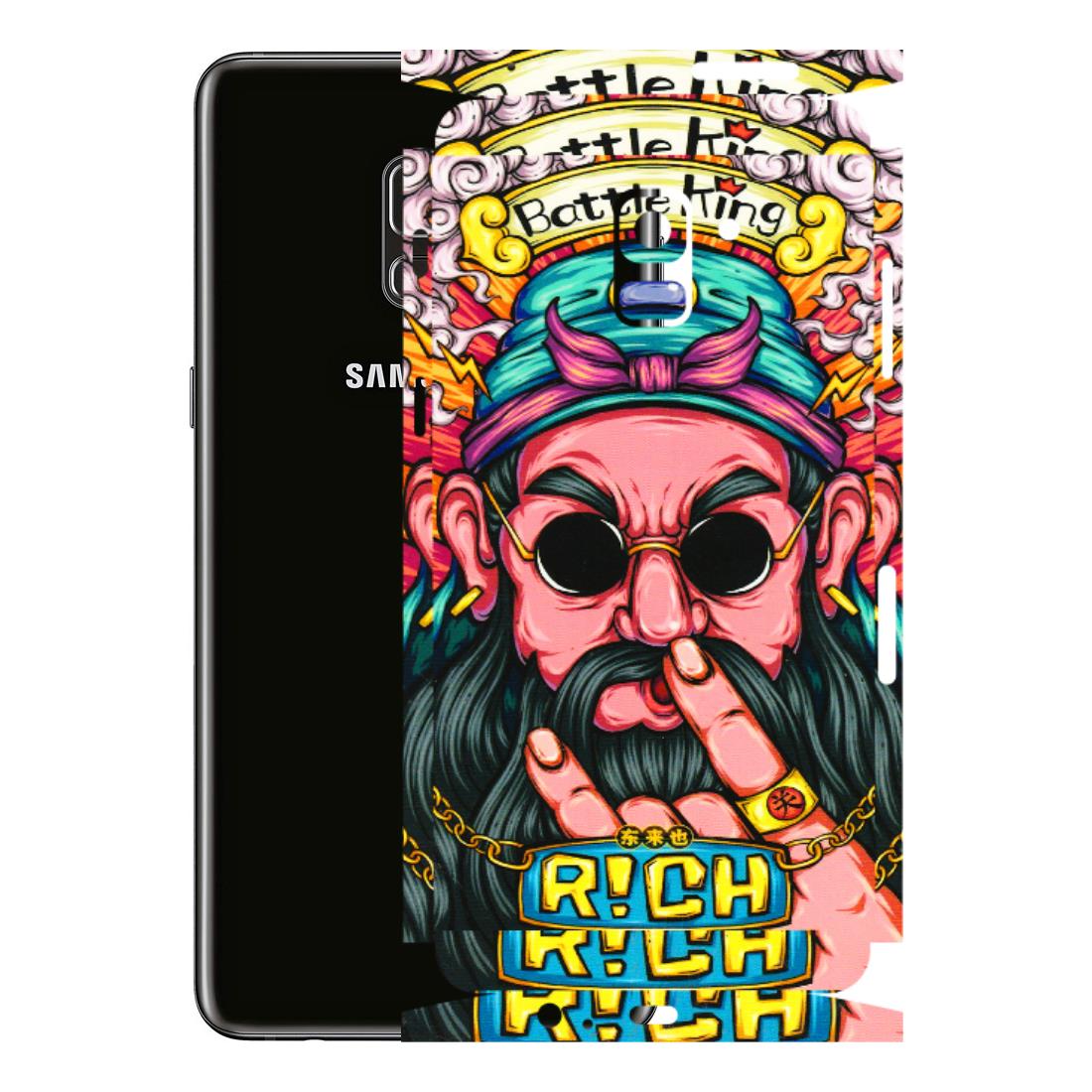 Samsung A/S Series Phone Skins (All Models) - Battle King Dude Face - 3D Embossed Finish (L-178) Samsung Galaxy A8 Plus