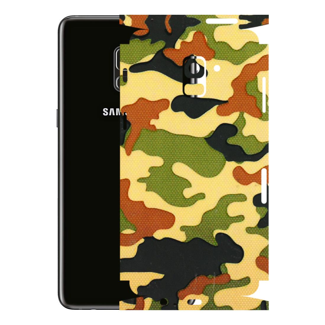 Samsung A/S Series Phone Skins (All Models) - Indian Military - 3D Embossed Finish (L-234) Samsung Galaxy A8 Plus