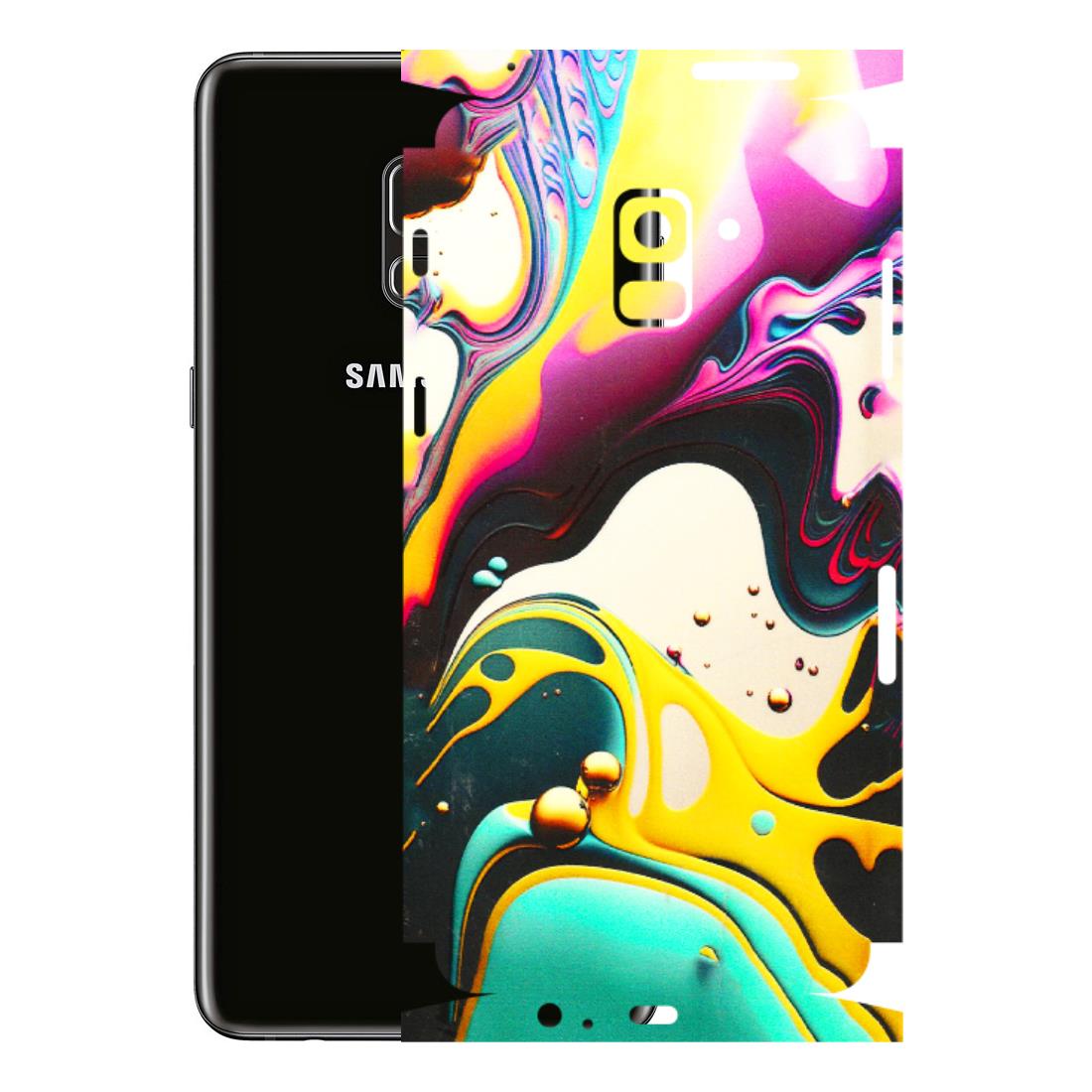 Samsung A/S Series Phone Skins (All Models) - Multicolor Abstract pattern - 3D Embossed Finish (L-254) Samsung Galaxy A8 Plus