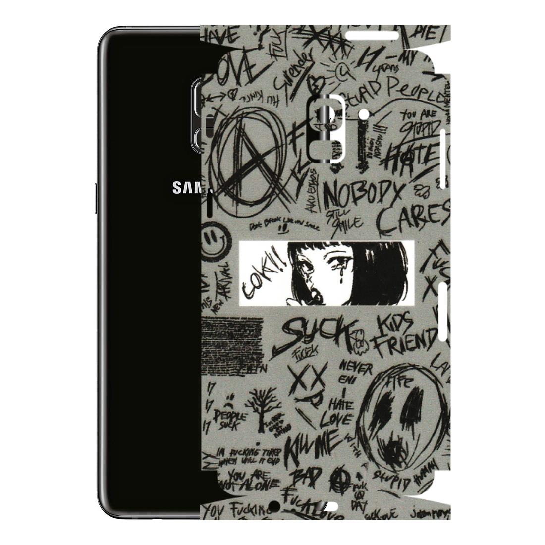 Samsung A/S Series Phone Skins (All Models) - Never Have Love Anime - 3D Embossed Finish (L-260) Samsung Galaxy A8 Plus