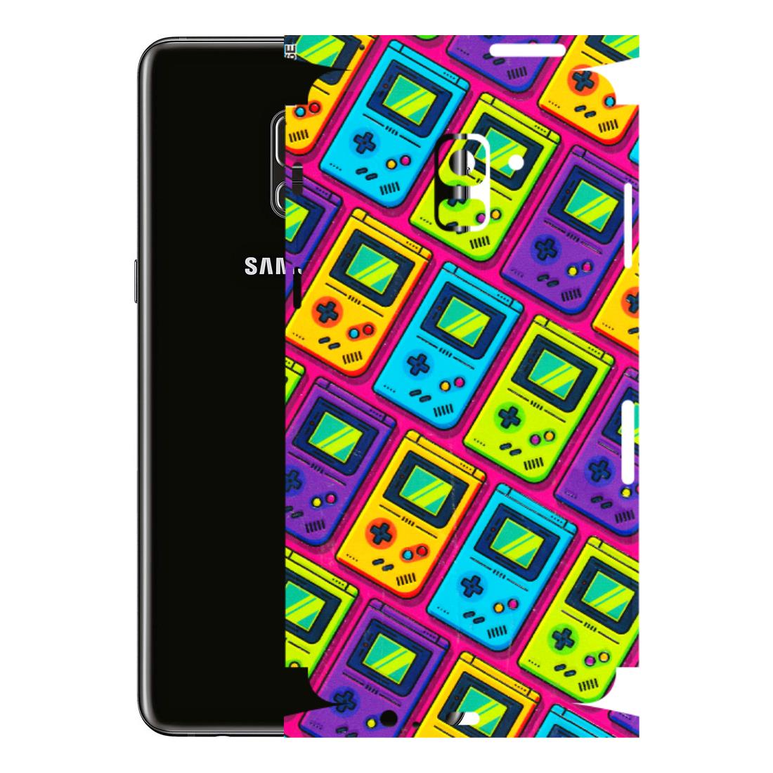 Samsung A/S Series Phone Skins (All Models) - Gameboy Colourful - 3D Embossed Finish (L-266) Samsung Galaxy A8 Plus