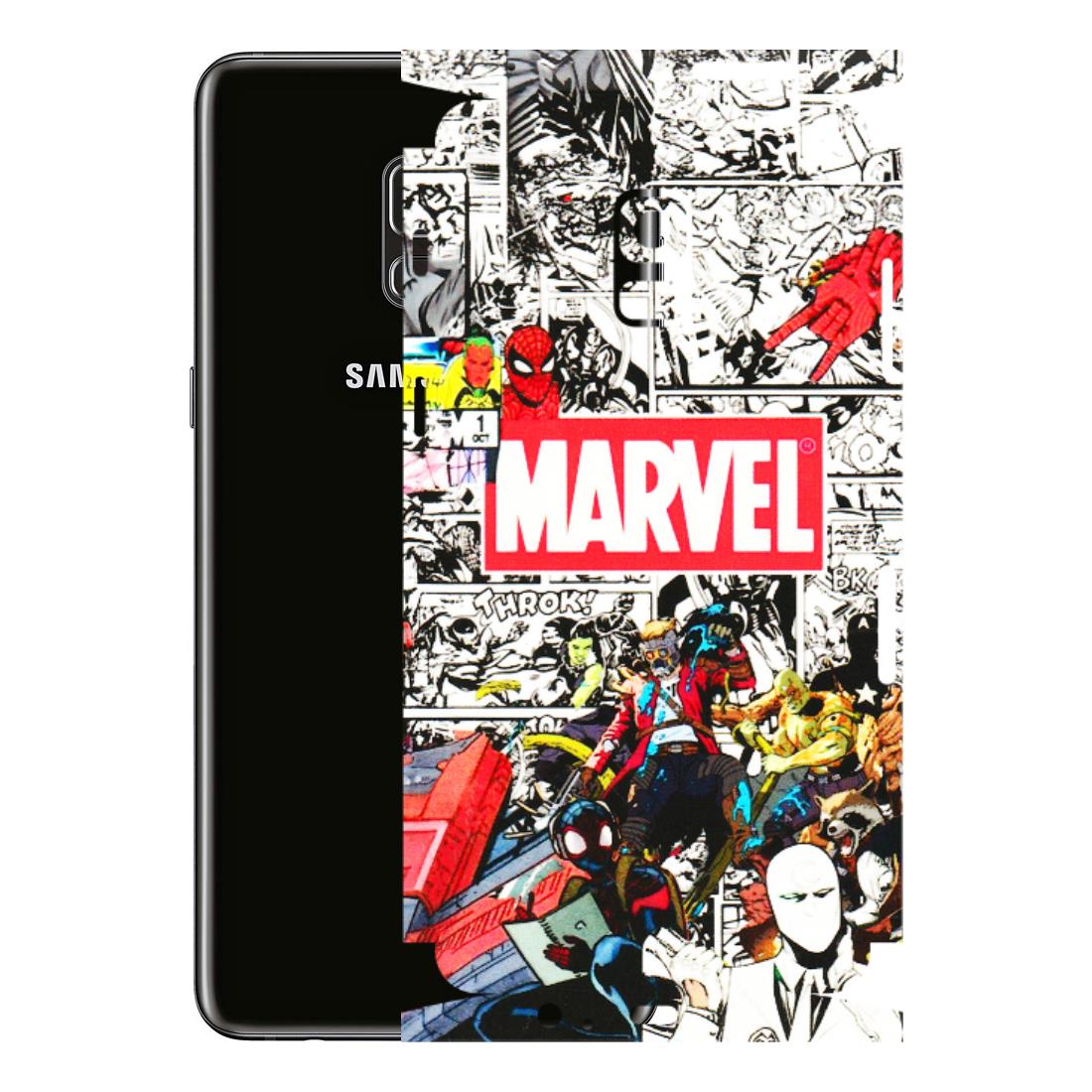 Samsung A/S Series Phone Skins (All Models) - Marvel Colorful Comic - 3D Embossed Finish (L-64) Samsung Galaxy A8 Plus