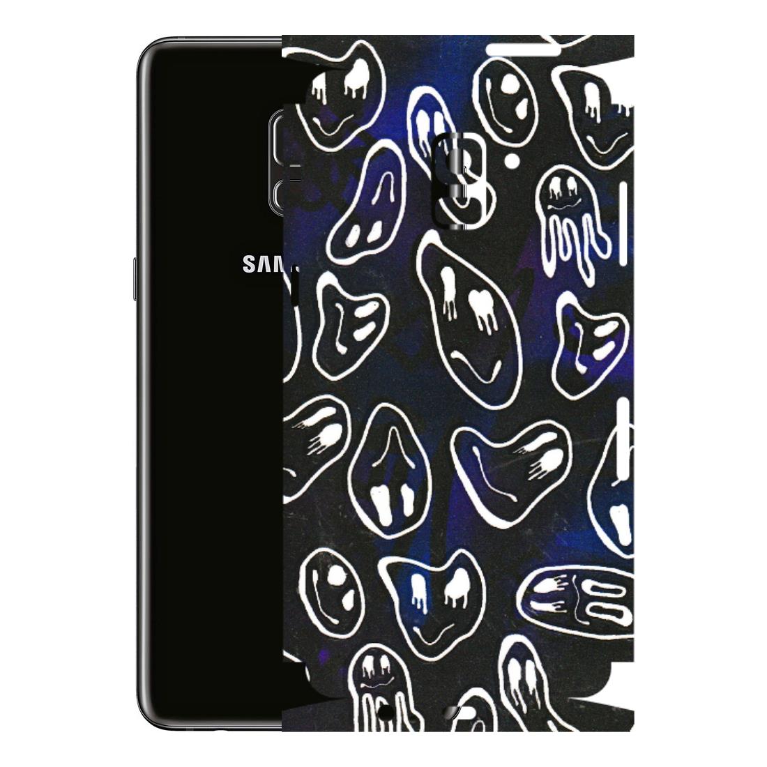 Samsung A/S Series Phone Skins (All Models) - Distorted Smileys - 3D Embossed Finish (L-92) Samsung Galaxy A8 Plus