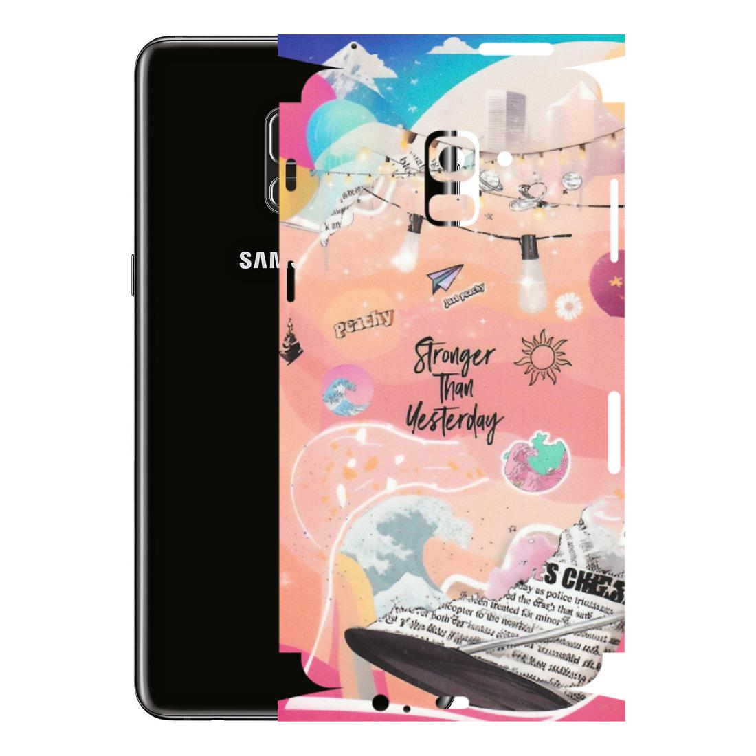 Samsung A/S Series Phone Skins (All Models) - Stronger Then Yesterday - Matte Finish (M-128) Samsung Galaxy A8 Plus