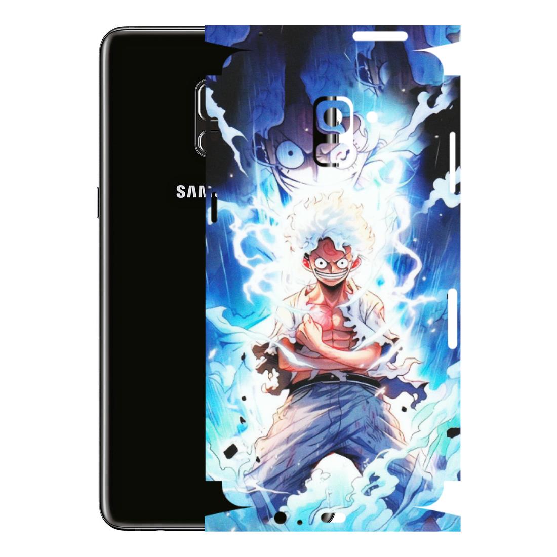 Samsung A/S Series Phone Skins (All Models) - Blue Thunder Luffy Anime - Matte Finish (M-132) Samsung Galaxy A8 Plus