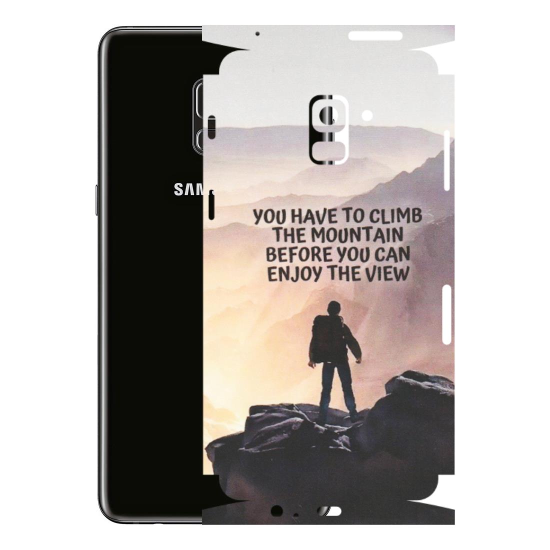 Samsung A/S Series Phone Skins (All Models) - Motivational Hiking Mountain - Matte Finish (M-28) Samsung Galaxy A8 Plus
