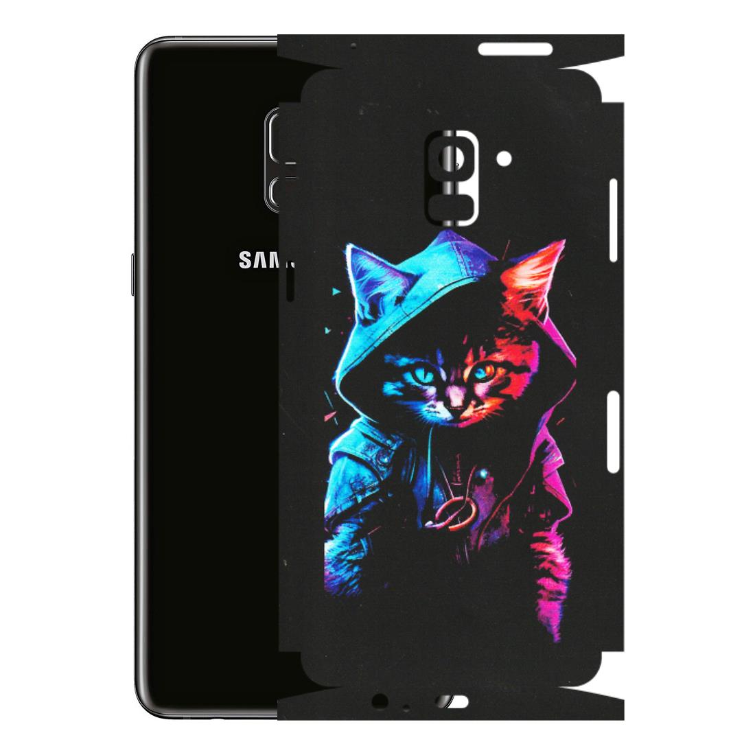 Samsung A/S Series Phone Skins (All Models) - Cyberpunk Cat - Matte Finish (M-45) Samsung Galaxy A8 Plus