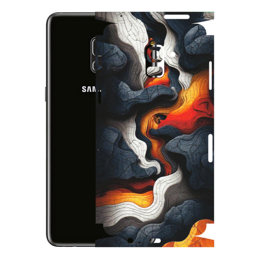 Samsung A/S Series Phone Skins (All Models) - Abstract Volcanic Layers - Matte Finish (M-52) Samsung Galaxy A8 Plus