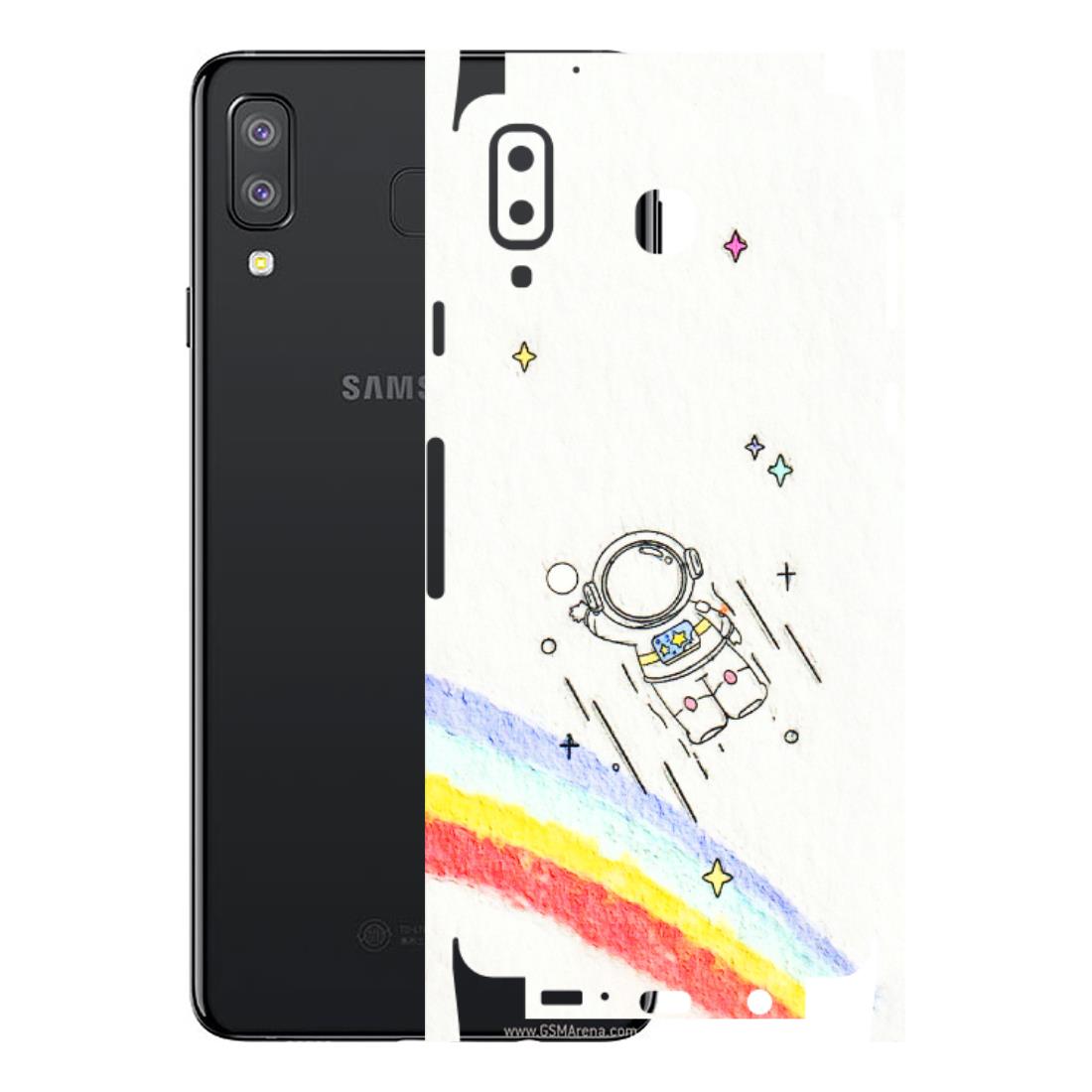 Samsung A/S Series Phone Skins (All Models) - Milkyway Astronaut - 3D Embossed Finish (L-110) Samsung Galaxy A8 Star