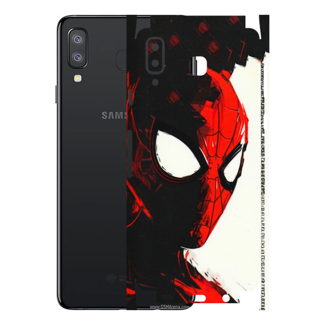 Samsung A/S Series Phone Skins (All Models) - Spiderman Killer Face - 3D Embossed Finish (L-17) Samsung Galaxy A8 Star