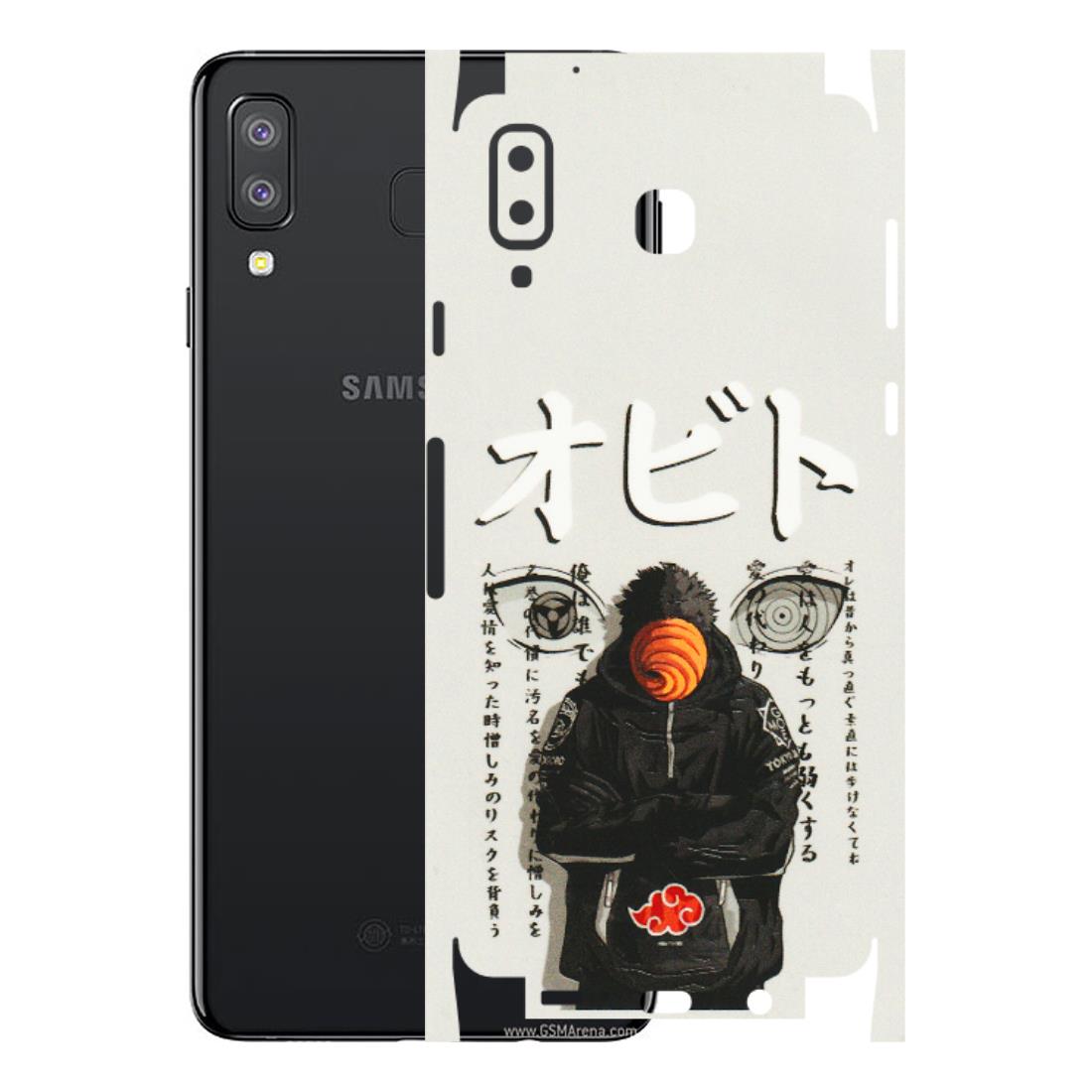 Samsung A/S Series Phone Skins (All Models) - Obito Anime Eye - 3D Embossed Finish (L-19) Samsung Galaxy A8 Star