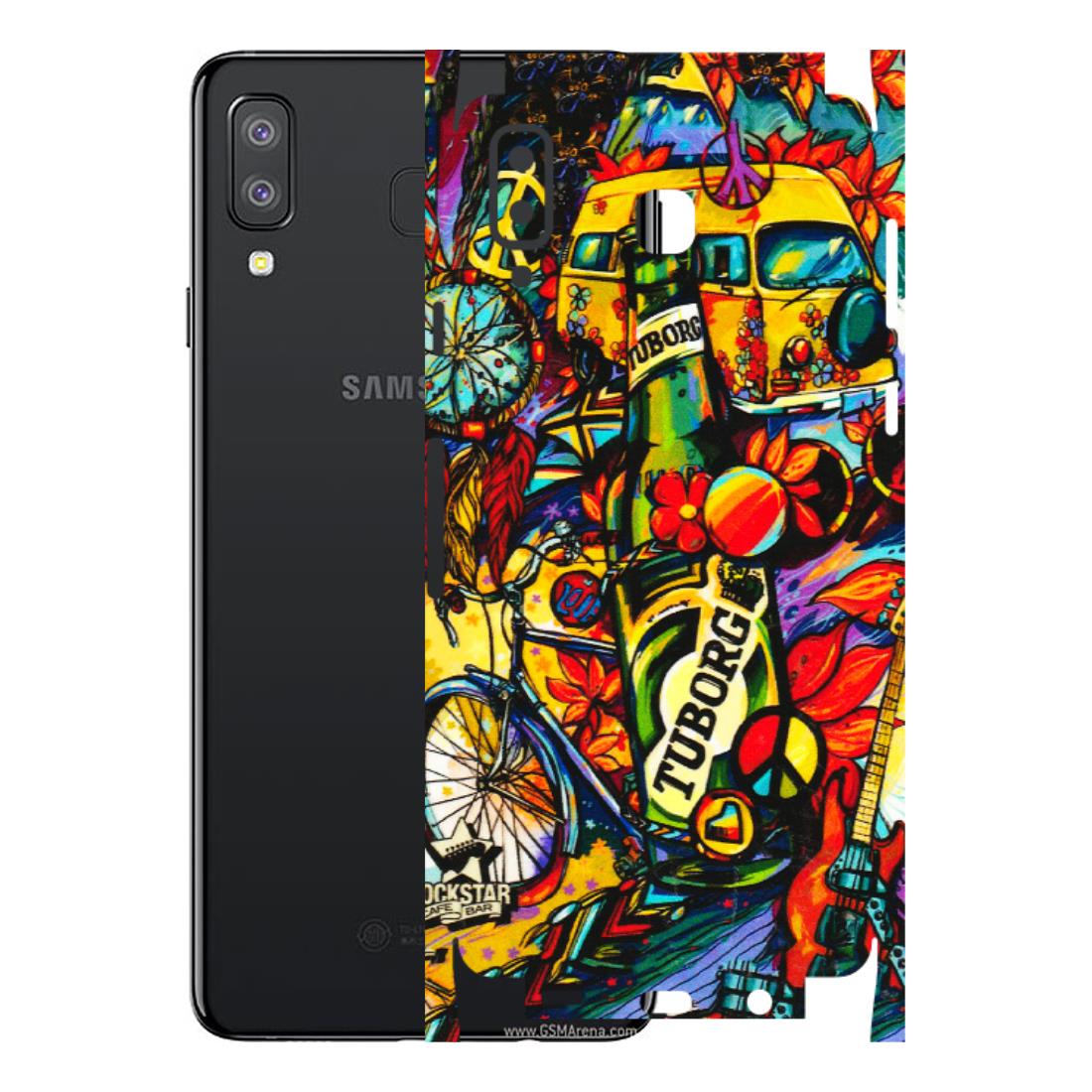 Samsung A/S Series Phone Skins (All Models) - Cool Beer Bottle - 3D Embossed Finish (L-193) Samsung Galaxy A8 Star