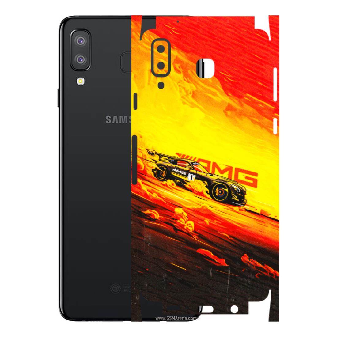 Samsung A/S Series Phone Skins (All Models) - AMG Car Speed Cover - 3D Embossed Finish (L-256) Samsung Galaxy A8 Star
