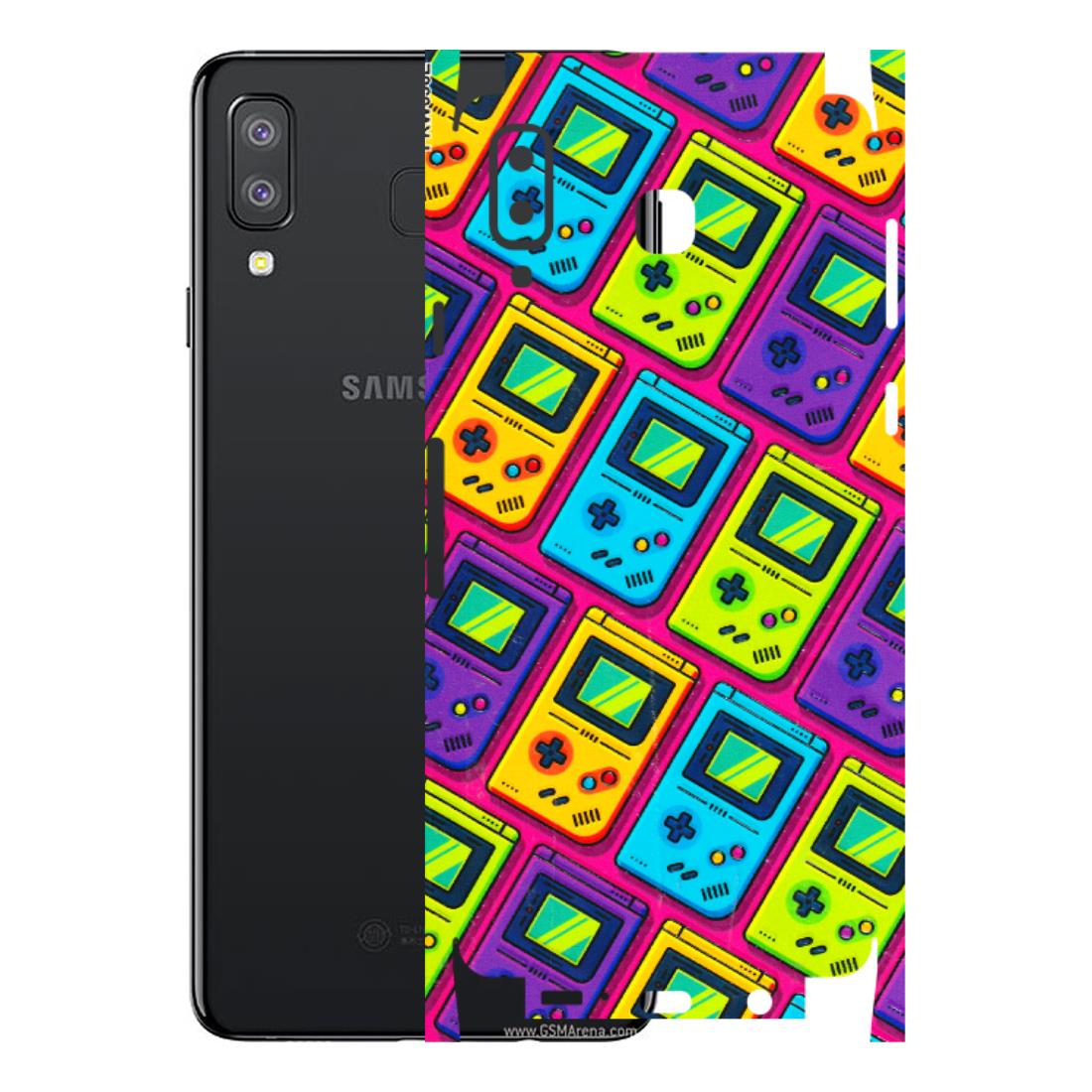 Samsung A/S Series Phone Skins (All Models) - Gameboy Colourful - 3D Embossed Finish (L-266) Samsung Galaxy A8 Star