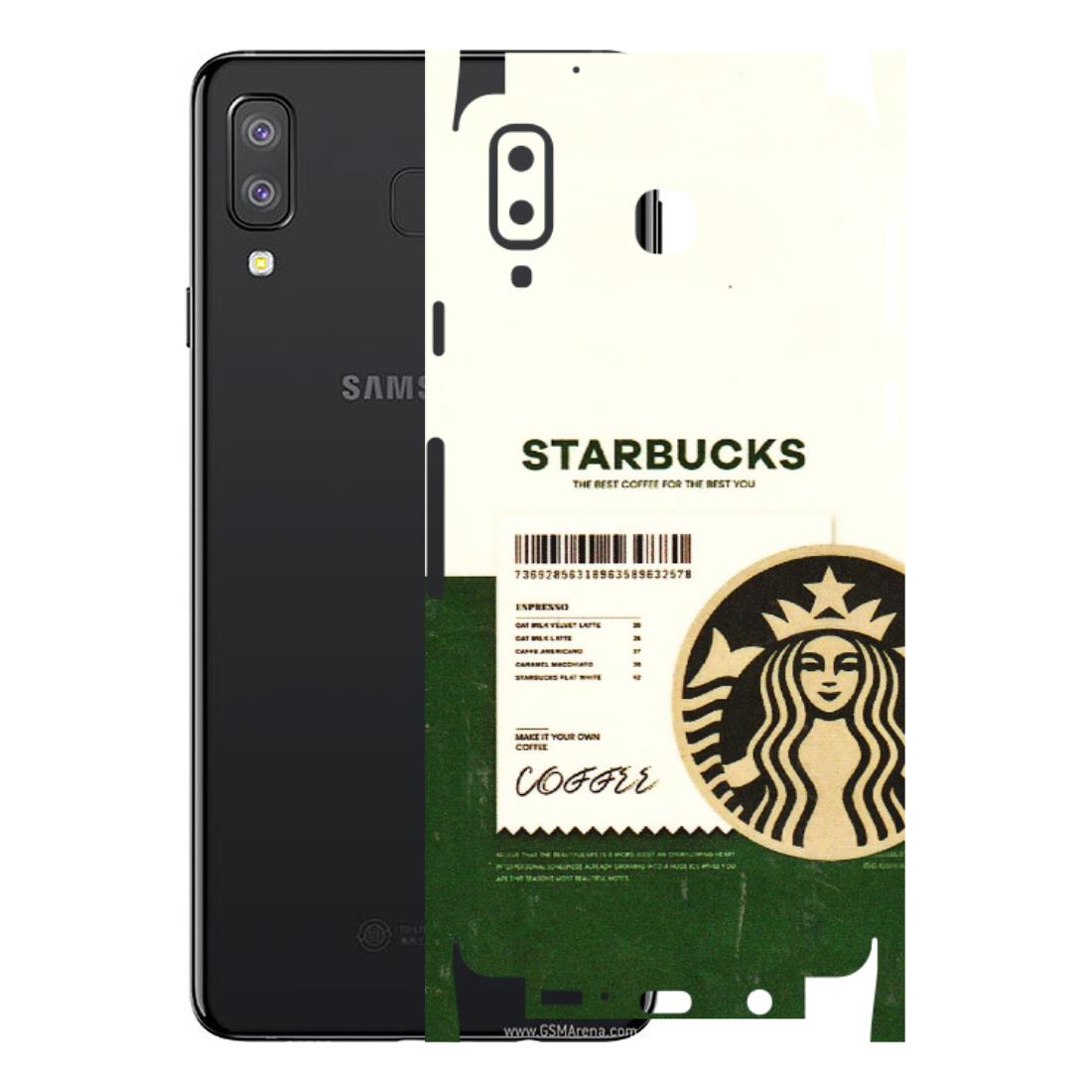 Samsung A/S Series Phone Skins (All Models) - Starbucks Barcode - 3D Embossed Finish (L-308) Samsung Galaxy A8 Star