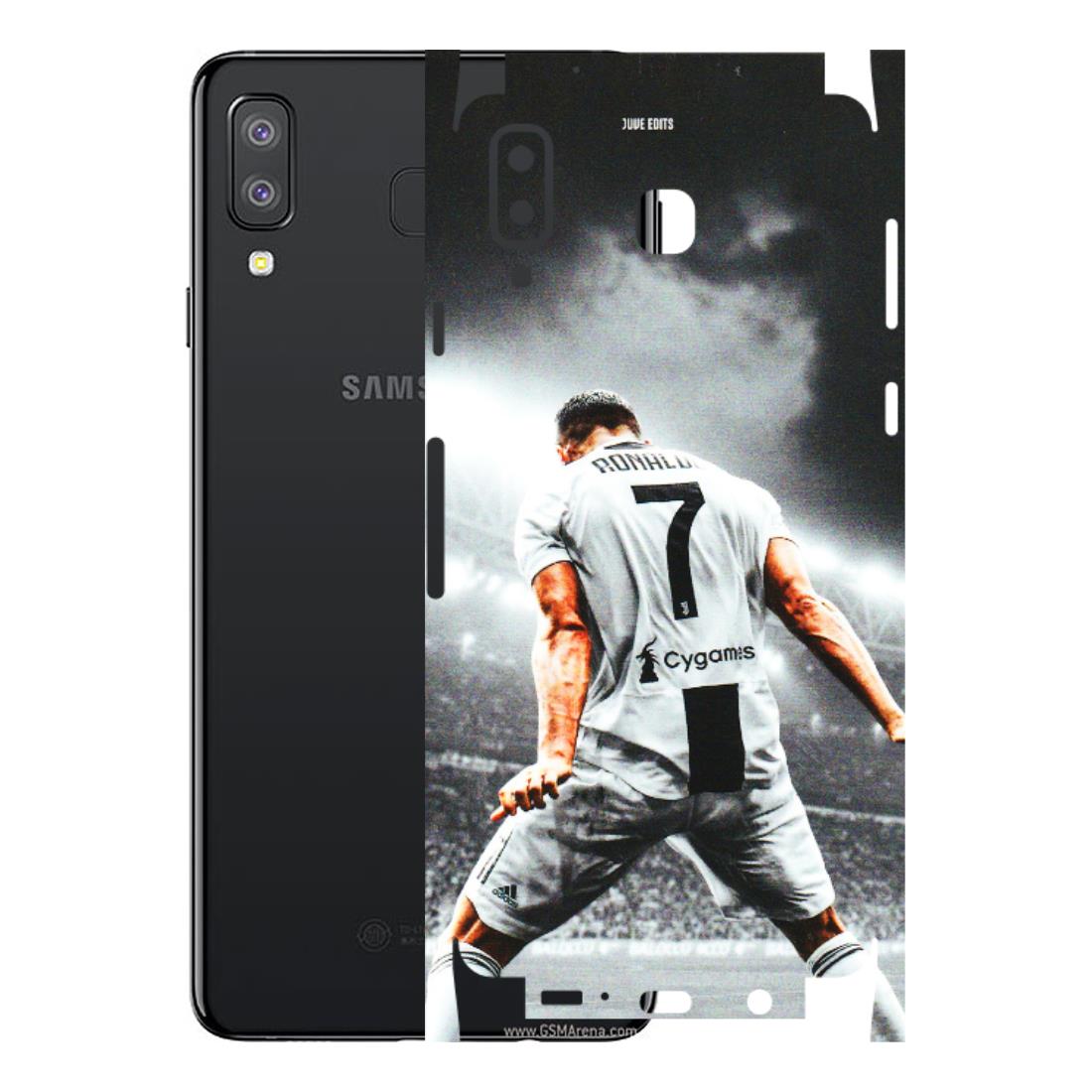 Samsung A/S Series Phone Skins (All Models) - Ronaldo CR7 Crazy - 3D Embossed Finish (L-44) Samsung Galaxy A8 Star