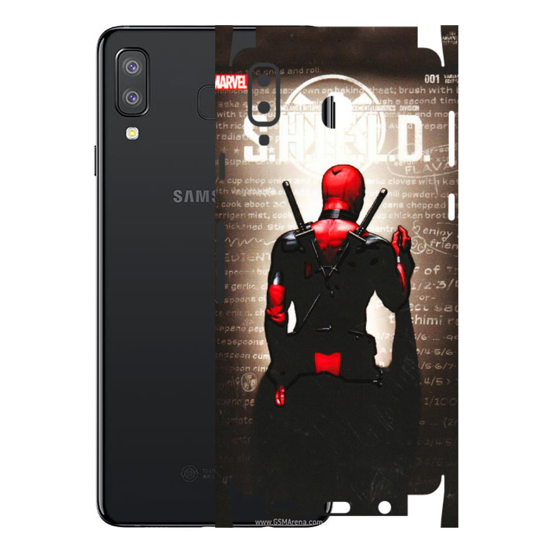 Samsung A/S Series Phone Skins (All Models) - Deadpool - 3D Embossed Finish (L-56) Samsung Galaxy A8 Star