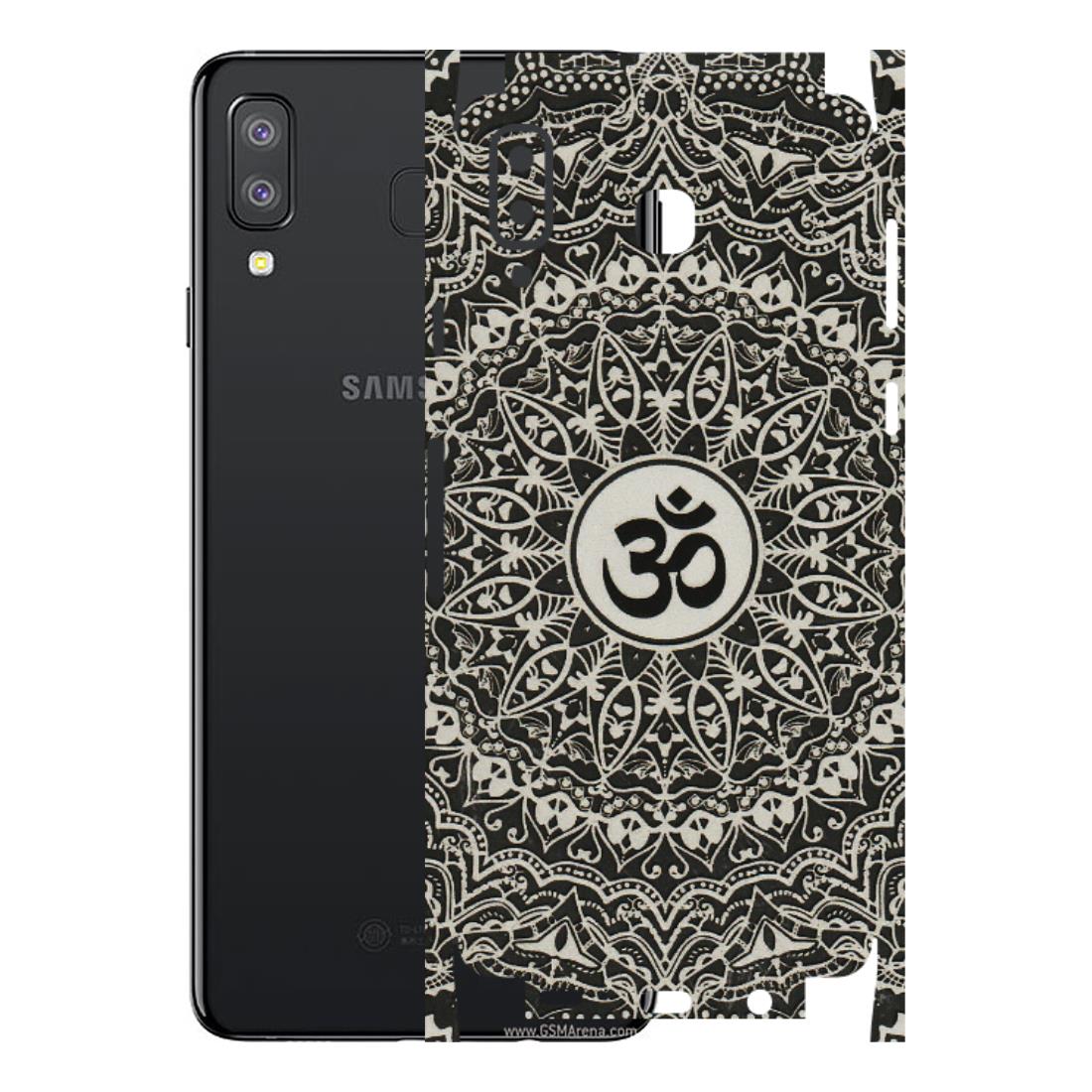 Samsung A/S Series Phone Skins (All Models) - Aum Elegant Mandala - 3D Embossed Finish (L-62) Samsung Galaxy A8 Star