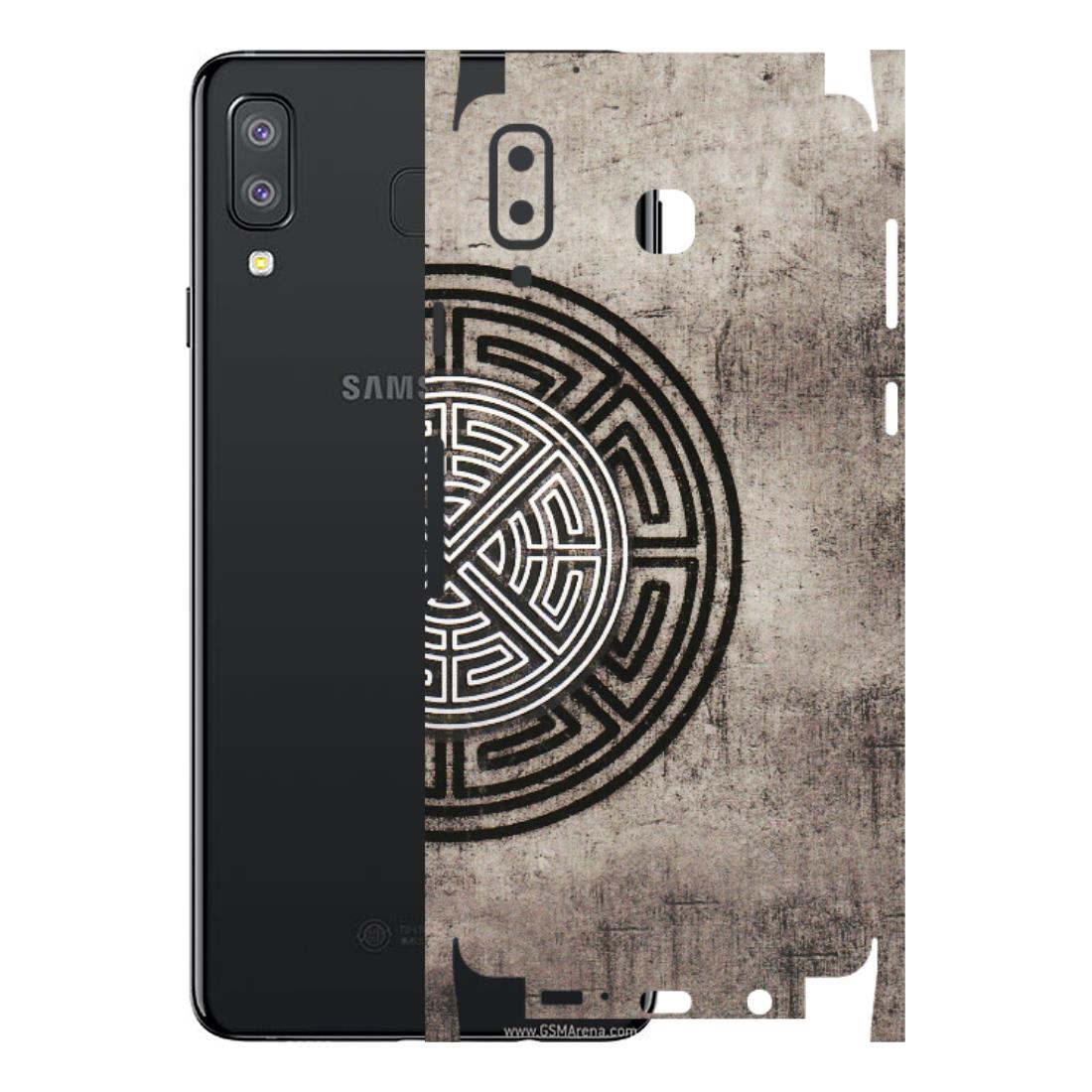Samsung A/S Series Phone Skins (All Models) - Mysterious Circular Design - 3D Embossed Finish (L-63) Samsung Galaxy A8 Star