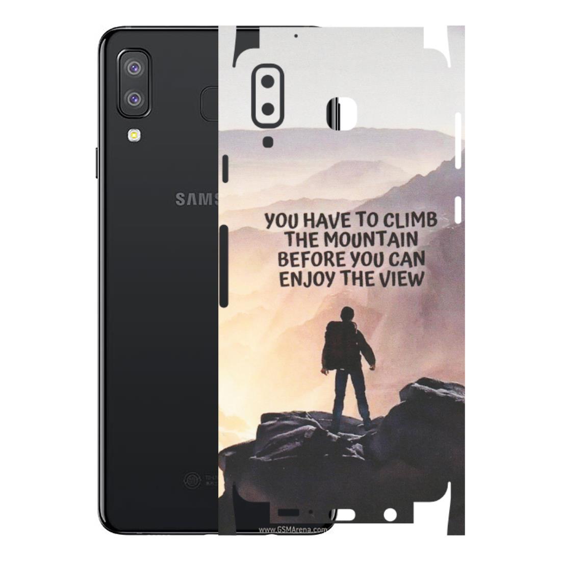 Samsung A/S Series Phone Skins (All Models) - Motivational Hiking Mountain - Matte Finish (M-28) Samsung Galaxy A8 Star